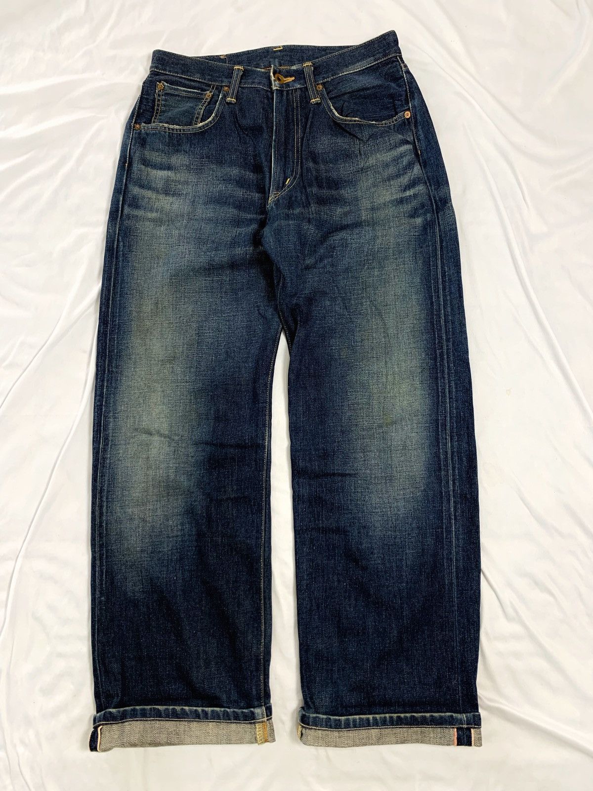 Edwin Vintage edwin selvedge raw jeans denim Size US 31 - 3 Thumbnail