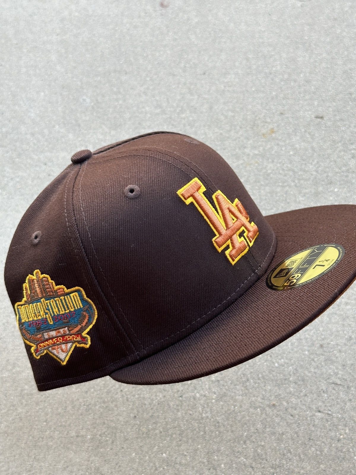 New Era 🌲🧊 7 1/4 HAT CLUB Exclusive Green Icy LA Dodgers Fitted