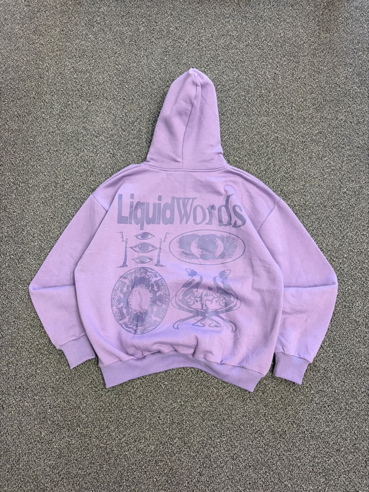 Other Mind Liquid "Words" Hoodie Size US XL / EU 56 / 4 - 8 Thumbnail