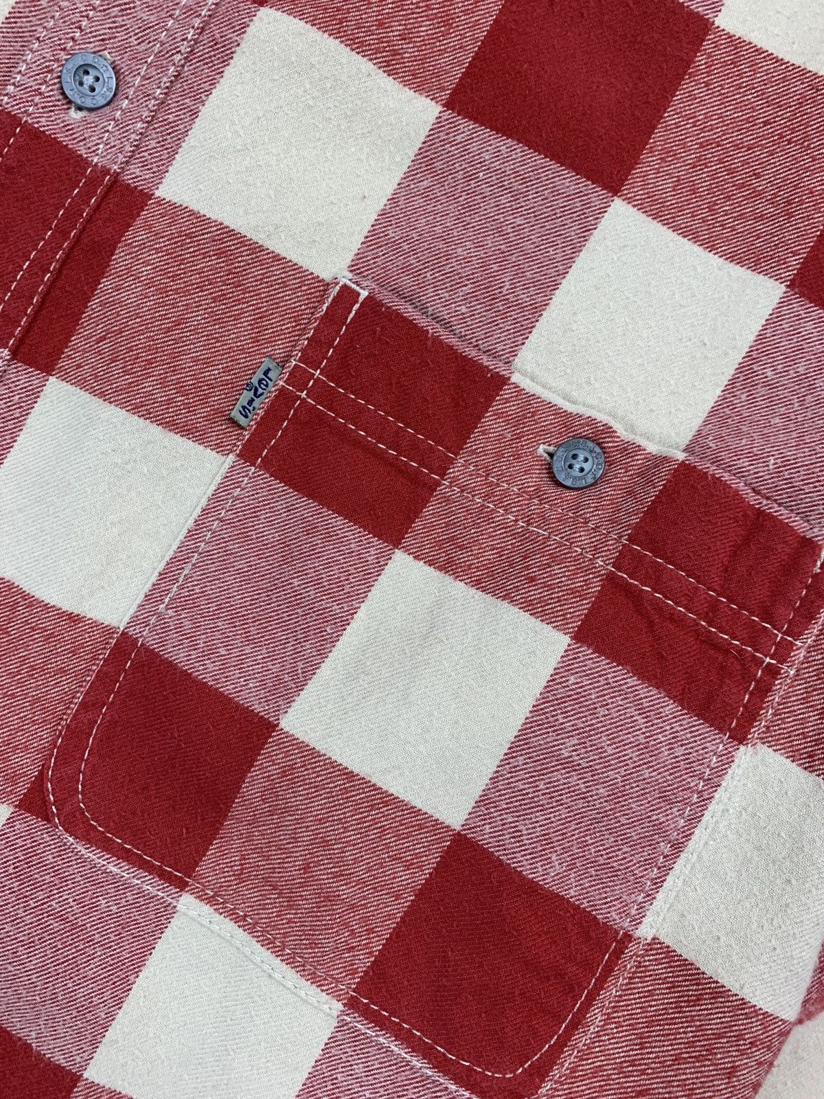 Flannel Vintage Levi's Plaid Shirt Button Up Western Style Y2K USA Size US XL / EU 56 / 4 - 5 Thumbnail