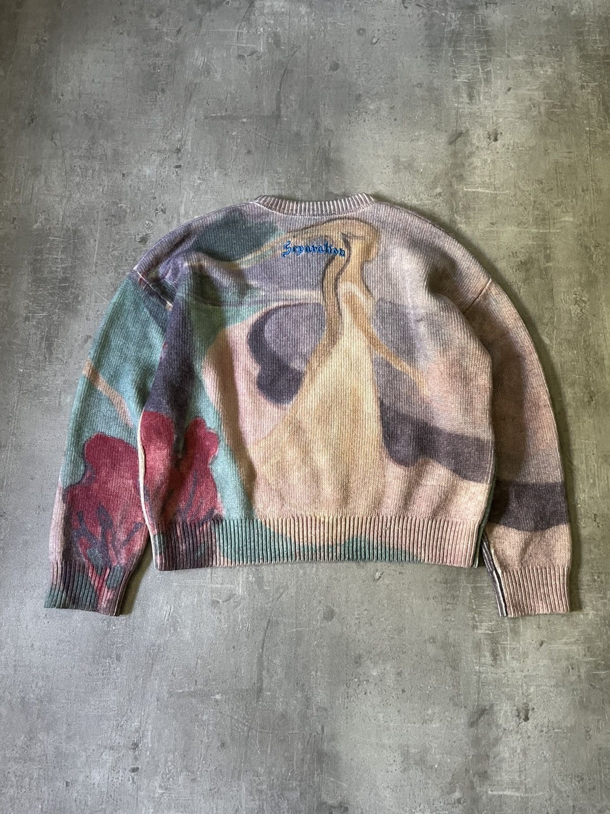 Acne Studios Acne Studios S/S 22 Separation sweater multicolor rare Size US M / EU 48-50 / 2 - 2 Thumbnail