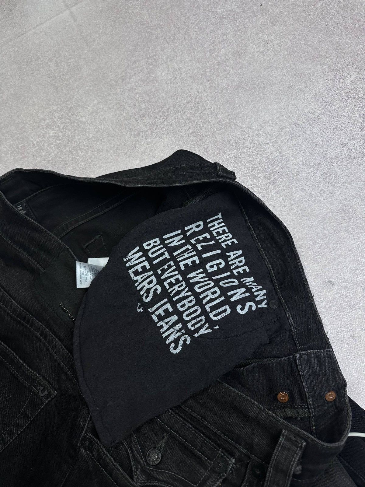 True Religion Vintage True Religion Chief Keef Y2K Baggy Jeans 38 Size US 38 / EU 54 - 9 Thumbnail