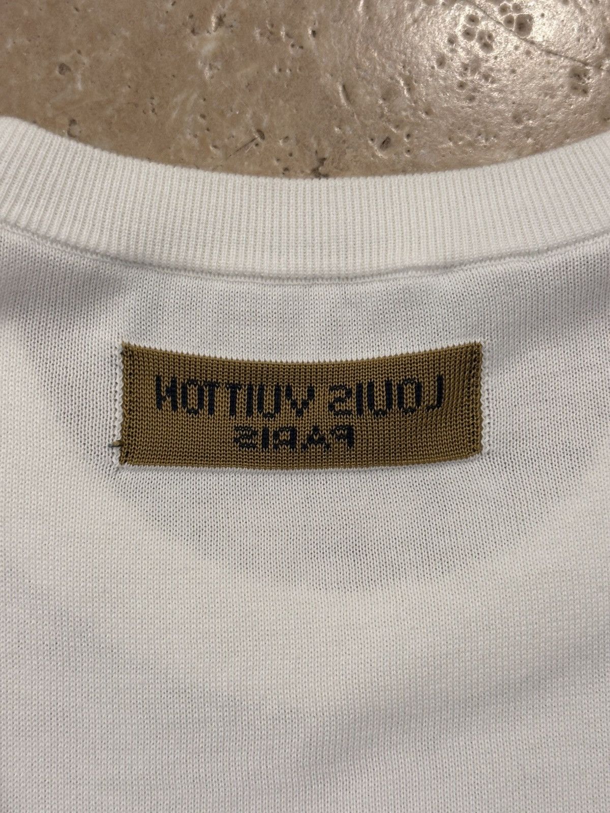 Louis Vuitton Louis Vuitton “End Goal” Intarsia White Sweater Knit T-Shirt Size US XL / EU 56 / 4 - 12 Thumbnail