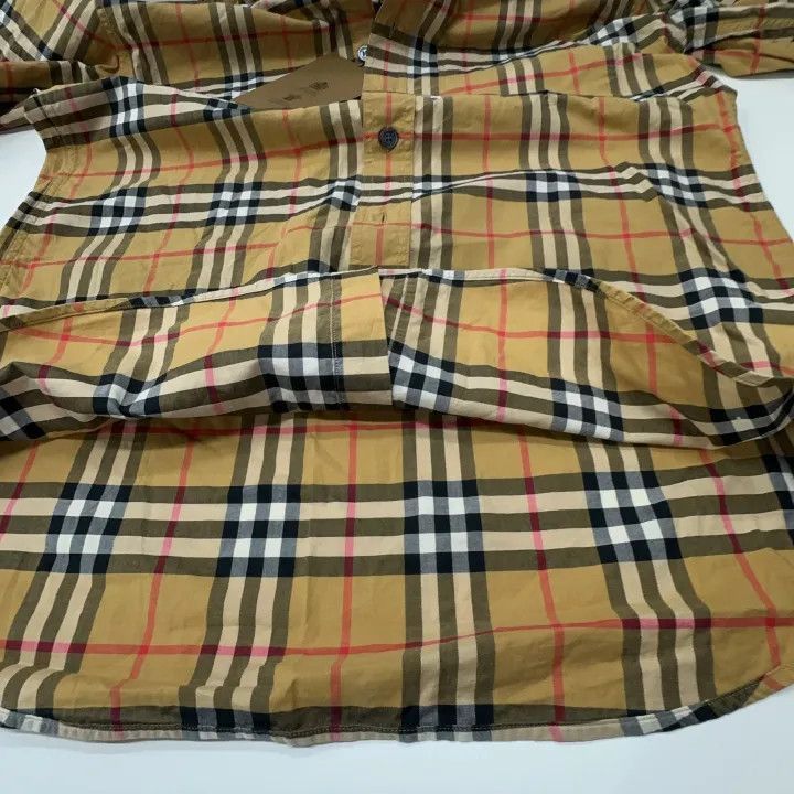 Burberry Burberry Burberry Vintage Plaid Long Sleeve Shirt-2507 Size US S / EU 44-46 / 1 - 8 Thumbnail