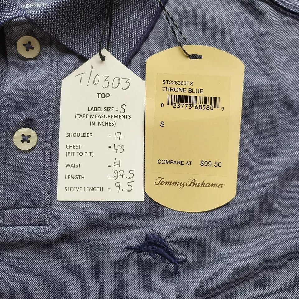 Tommy Bahama Tommy Bahama Shortsleeves Polo Shirt GLOBAL SHIPPING T-0303 Size US S / EU 44-46 / 1 - 9 Thumbnail
