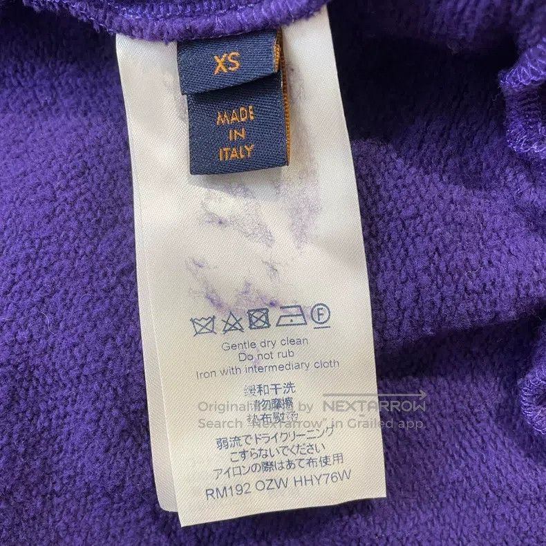Louis Vuitton Louis Vuitton Purple Embossed Hoodie Size US XS / EU 42 / 0 - 7 Thumbnail