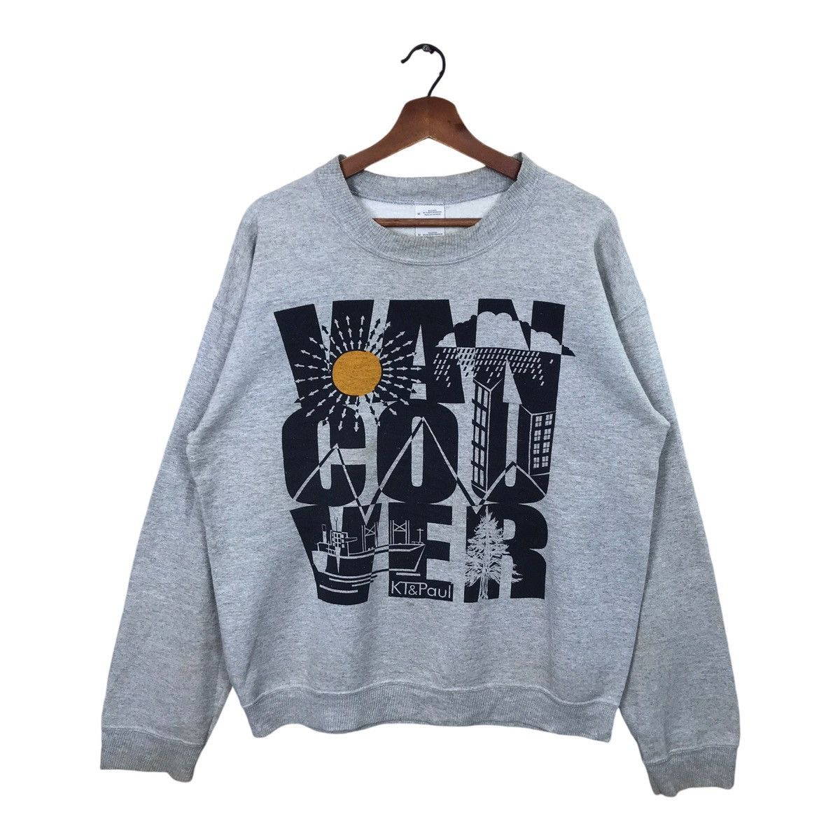 Vintage Vintage Vancouver Spell Out Sweatshirt Big Logo Size US M / EU 48-50 / 2 - 1 Thumbnail