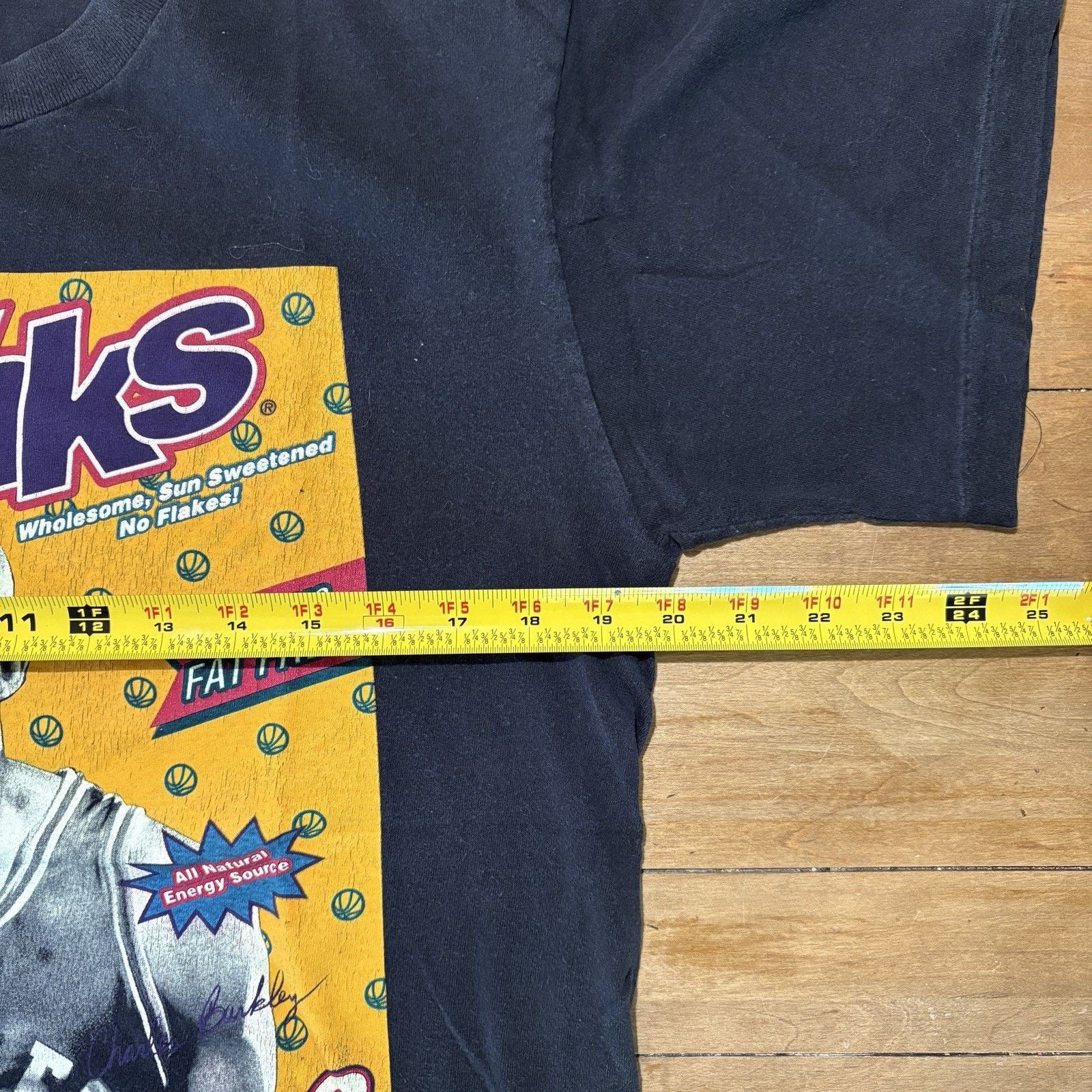 Nike VTG Vintage 80s Nike Charles Barkley Cereal Box Tee Sz L Size US L / EU 52-54 / 3 - 9 Thumbnail