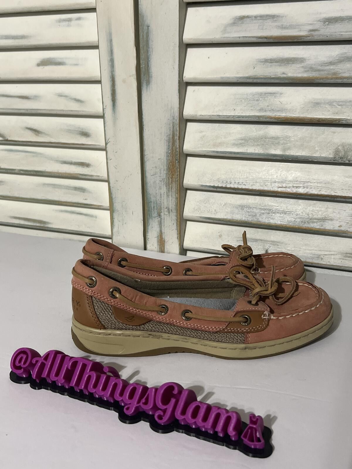 Sperry Sperry Pink and Tan topsiders Boat Shoes Size 5 Size US 5 / IT 35 - 2 Thumbnail
