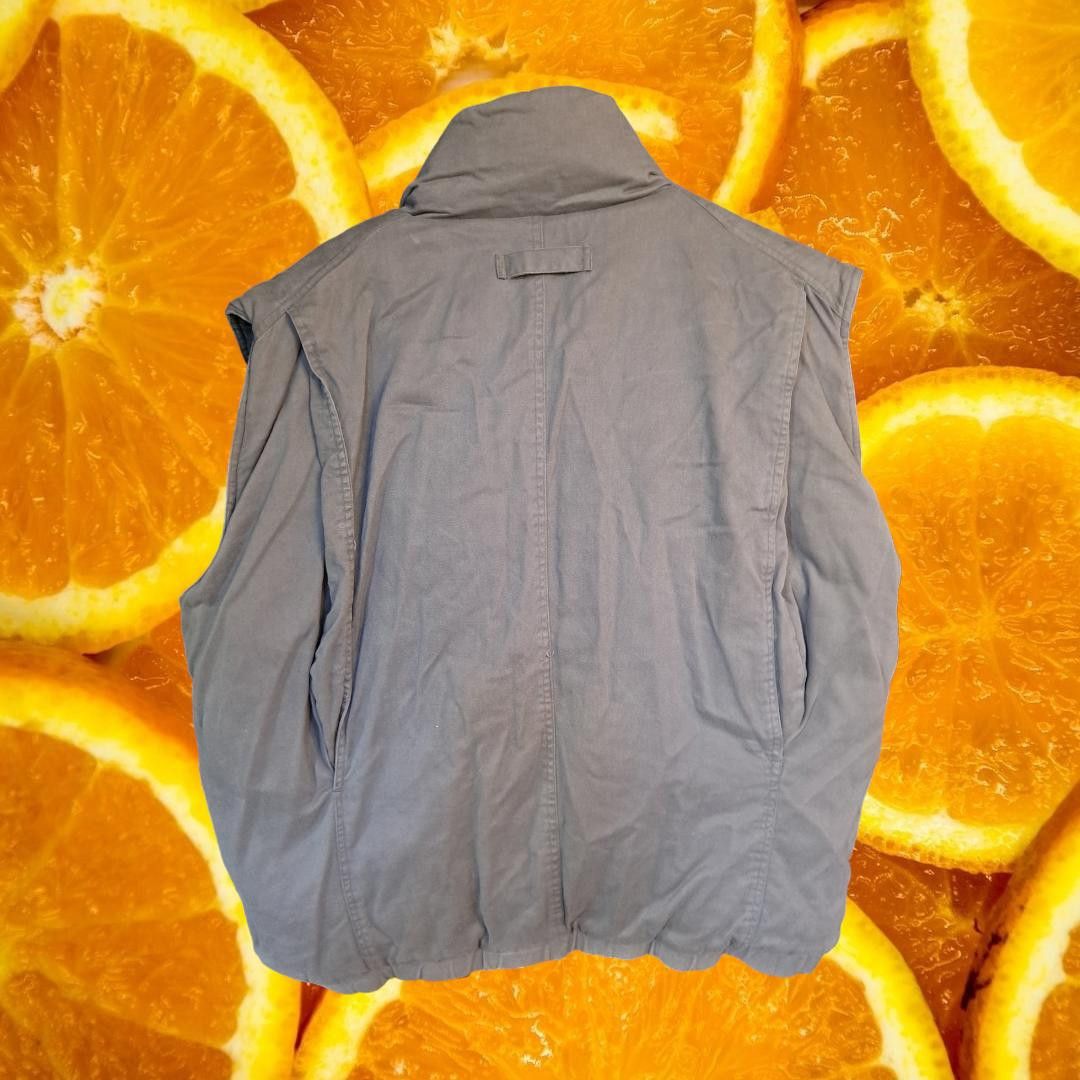 Other Vintage Men's OshKosh B'Gosh Tan Zip Up Flannel Lined Vest S Size US XL / EU 56 / 4 - 6 Thumbnail