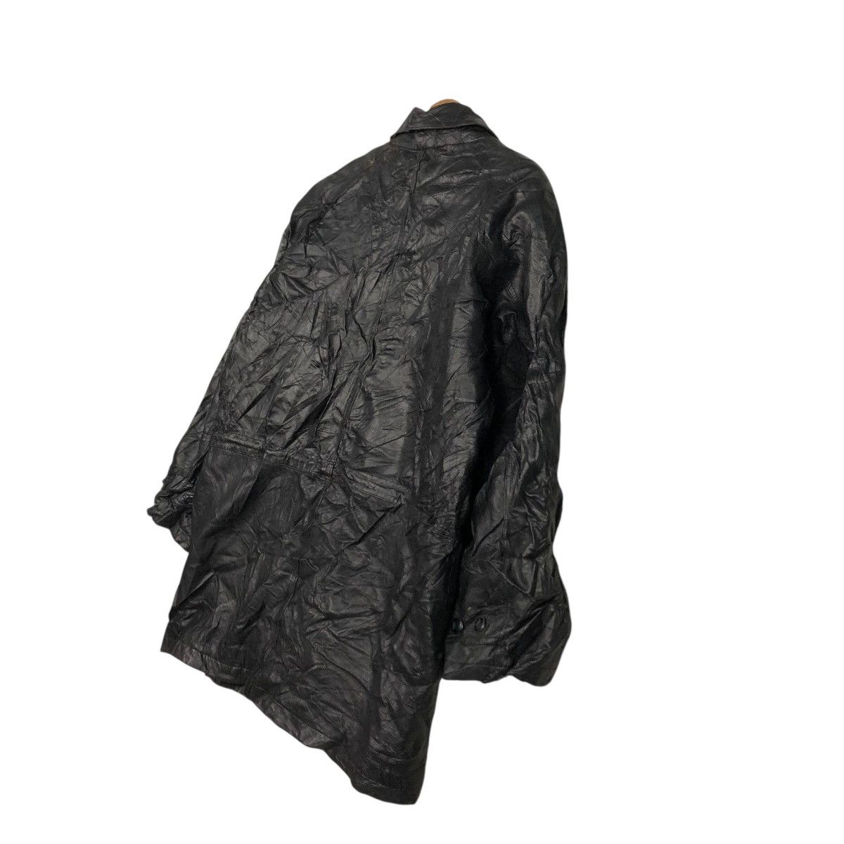 Japanese Brand 🔥VINTAGE GENUINE LEATHER JACKET GIANNI VALENTINO BLANKET Size US L / EU 52-54 / 3 - 12 Thumbnail