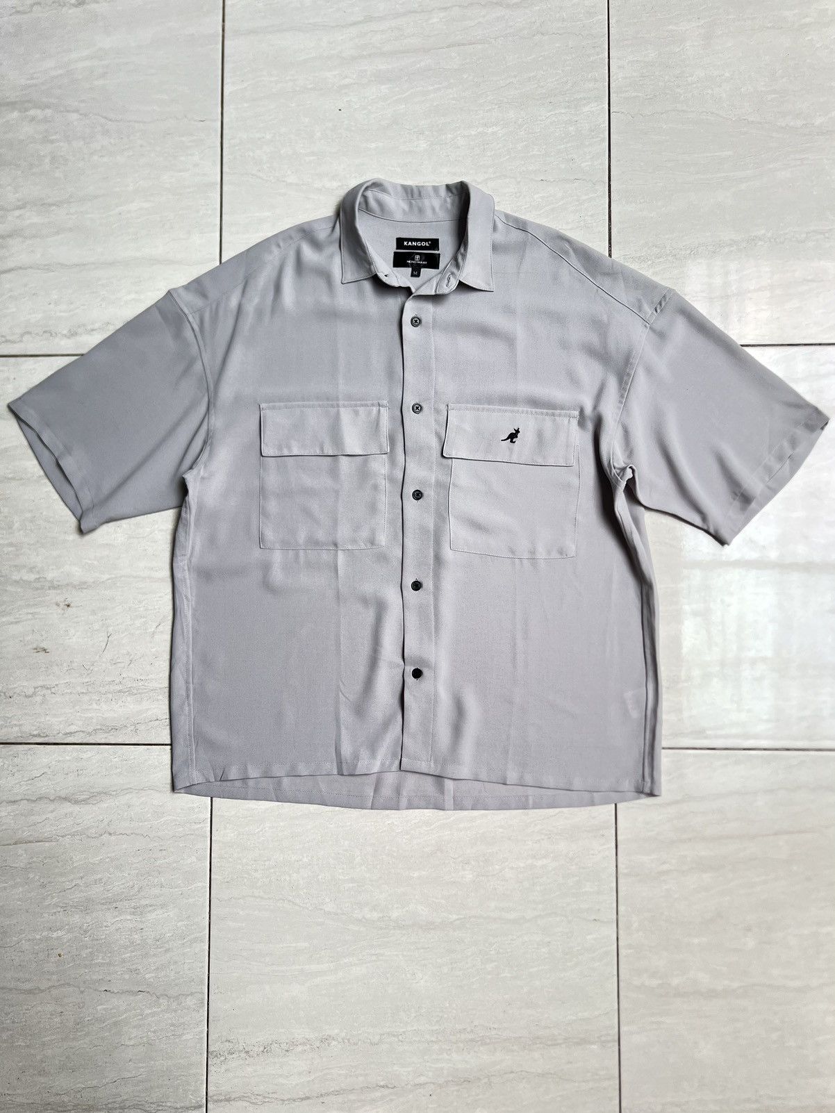 Kangol KANGOL Mono-Mart Boxy Oversize Shirt Size US L / EU 52-54 / 3 - 6 Thumbnail