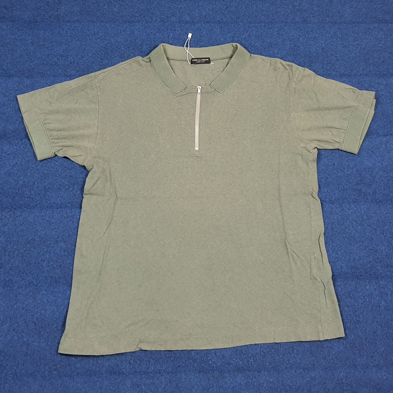 Comme des Garcons Homme Plus Vintage Comme des Garçons Homme Plus Zip Polo Tee C294N61 Size US L / EU 52-54 / 3 - 1 Thumbnail