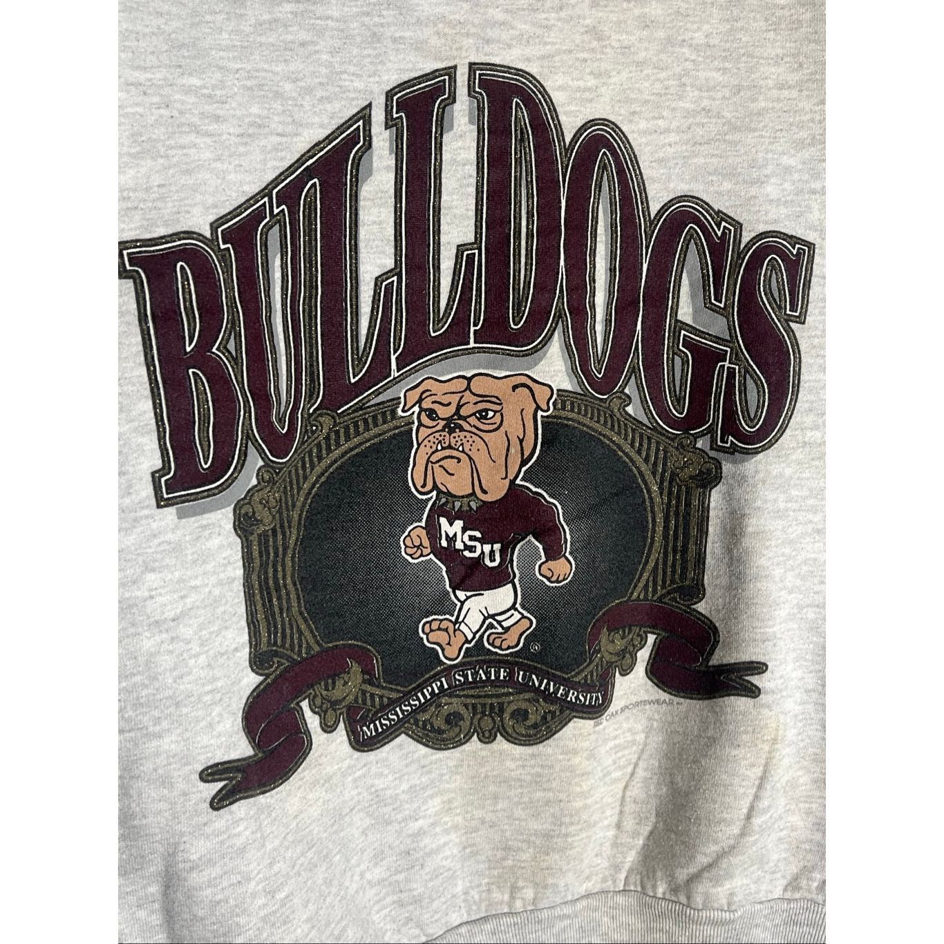 Vintage Vintage 90s Mississippi State University Bulldogs Sweater Size US M / EU 48-50 / 2 - 2 Thumbnail