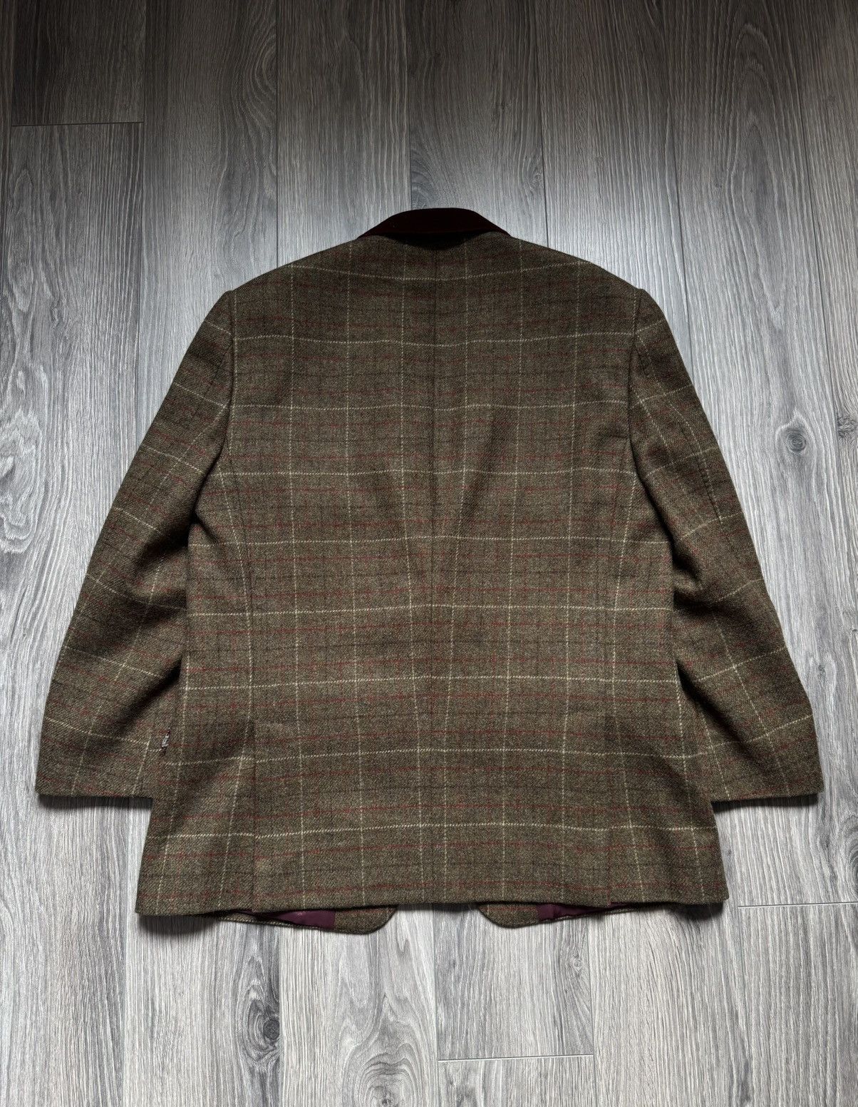 Paul Smith Paul Smith Byard Herringbone Tweed Checkered Blazer Jacket Size 50R - 14 Thumbnail