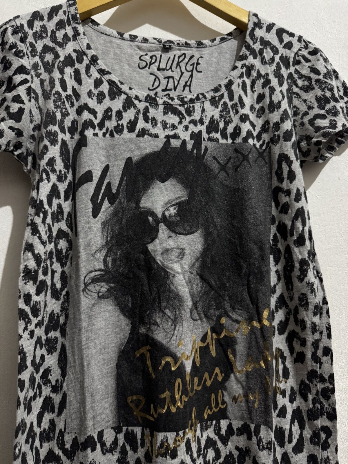 Hysteric Glamour Y2k Splurge Diva Parties leopard ifsixwasnine tee Size M / US 6-8 / IT 42-44 - 2 Thumbnail