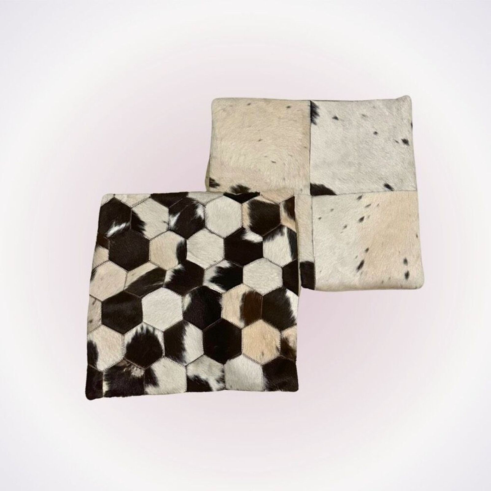 Other Cowhide Decorative Pillow Cover | Sz 18” x 18” Size ONE SIZE - 1 Thumbnail