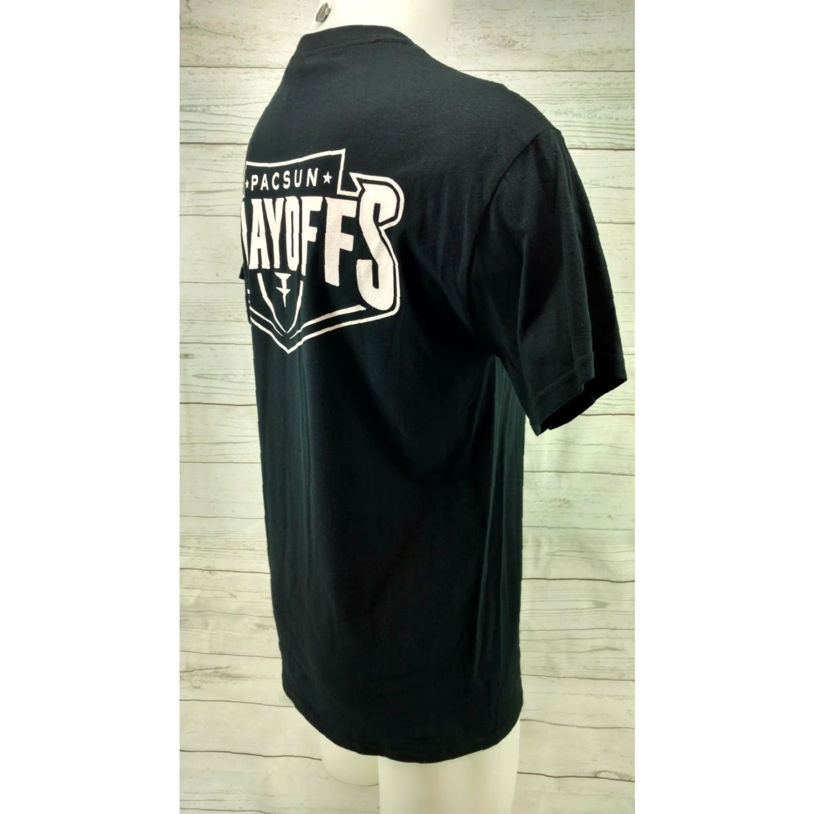 Gildan Gildan Pacsun Playoff Football Black Shirt Men's Medium Size US M / EU 48-50 / 2 - 5 Thumbnail