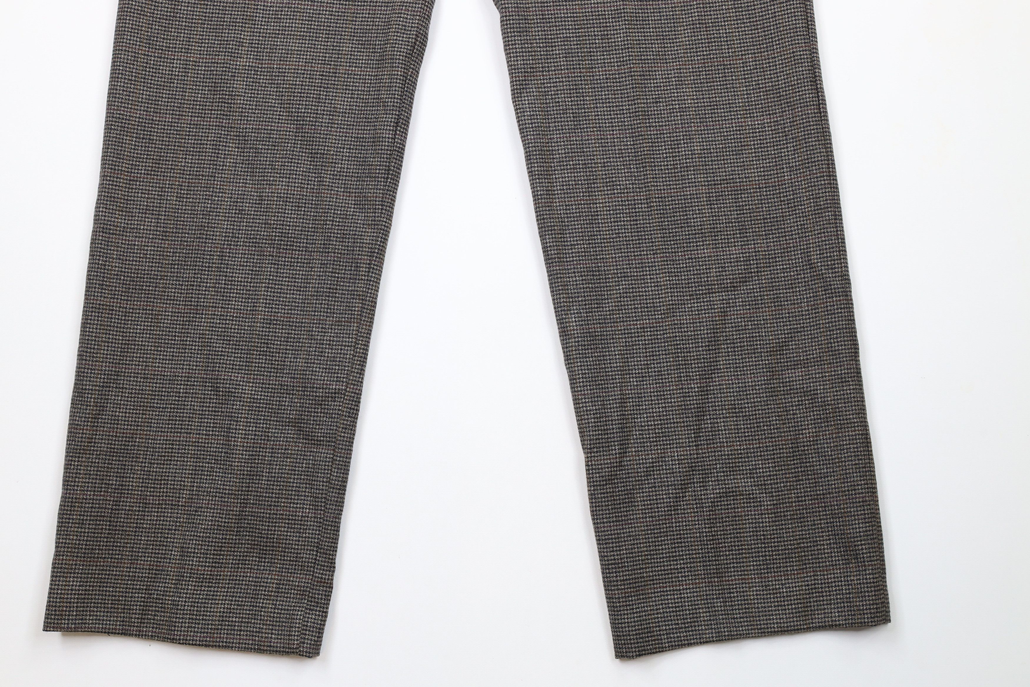 Vintage Vintage 60s 70s Rockabilly Houndstooth Wide Leg Pants USA Size US 34 / EU 50 - 12 Thumbnail
