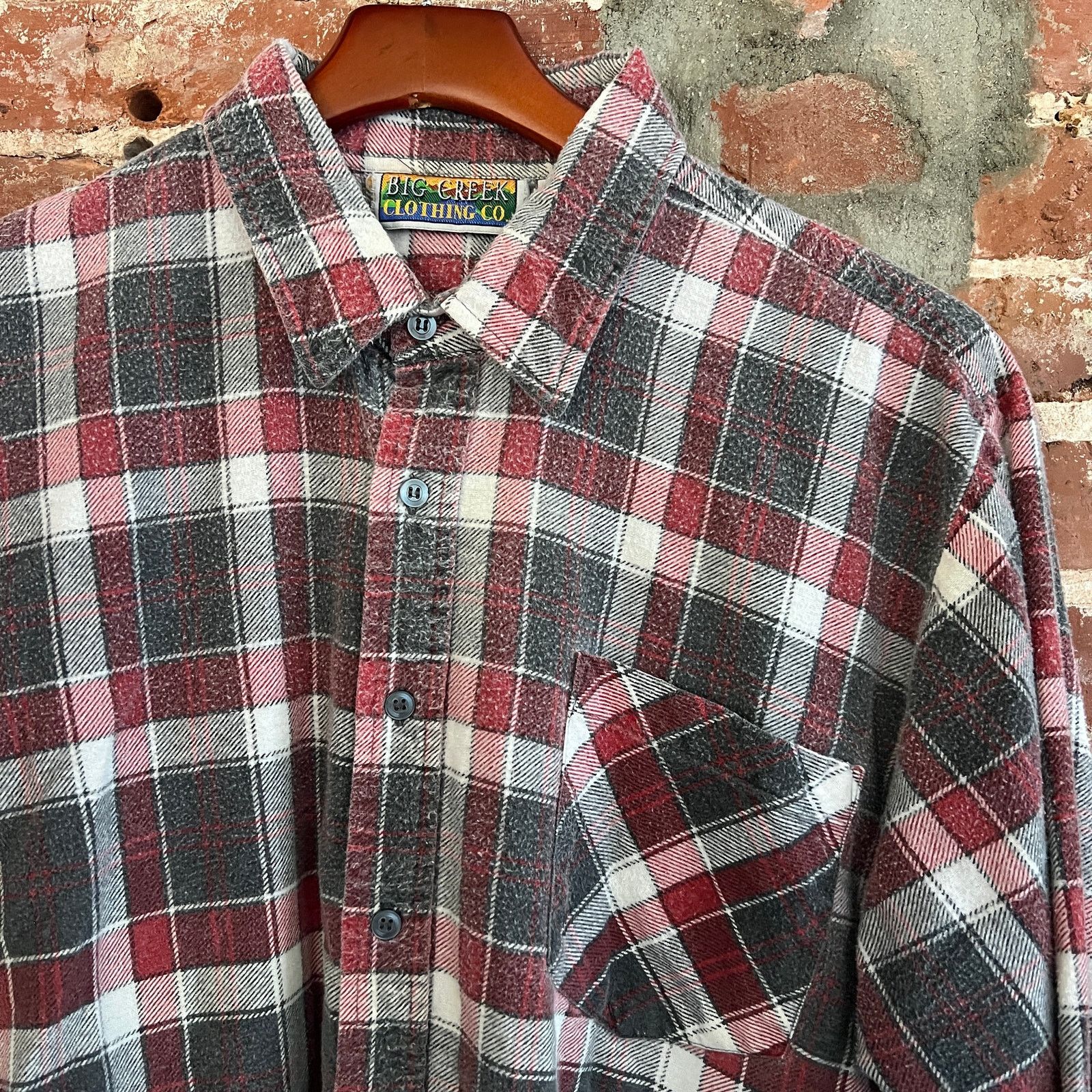 Vintage VTG Big Creek Men's Flannel Shirt XL 25x30 Size US XL / EU 56 / 4 - 1 Thumbnail