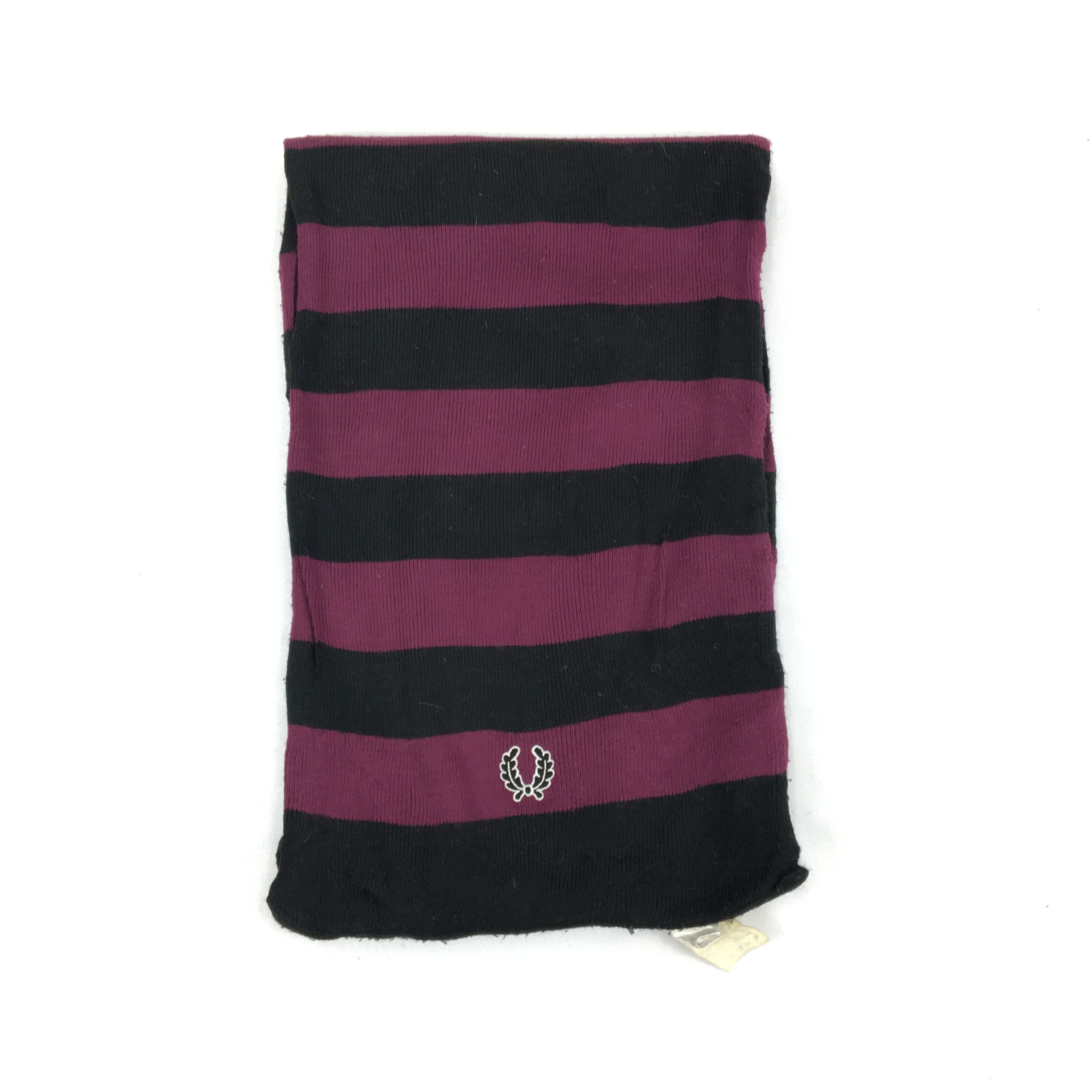 Fred Perry Vintage Fred Perry Scarf Ribbed Knit Wool Christmas . Size ONE SIZE - 2 Thumbnail