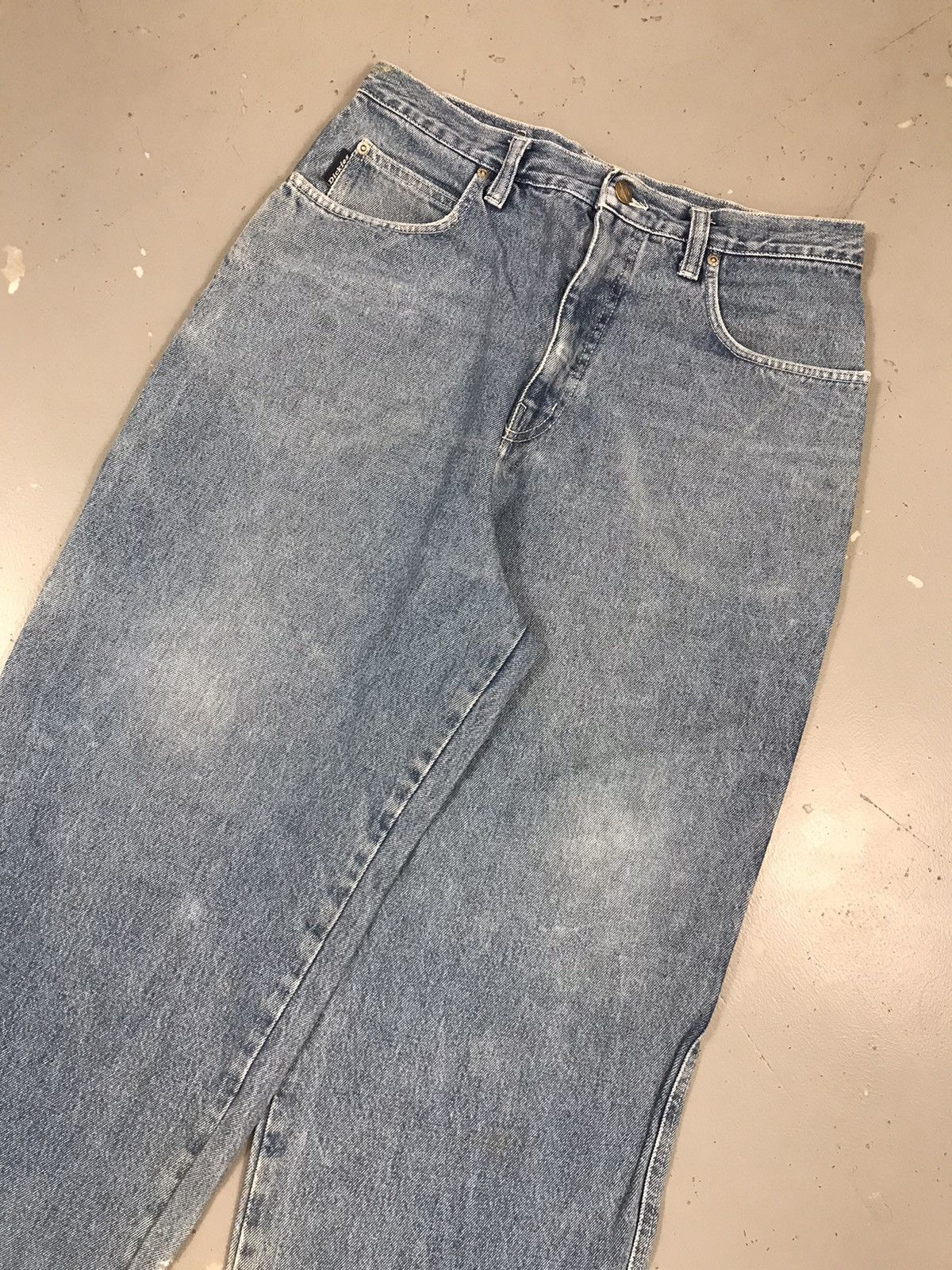 Dickies × Vintage Vintage Dickies big baddy embroidered denim Size US 31 - 5 Thumbnail