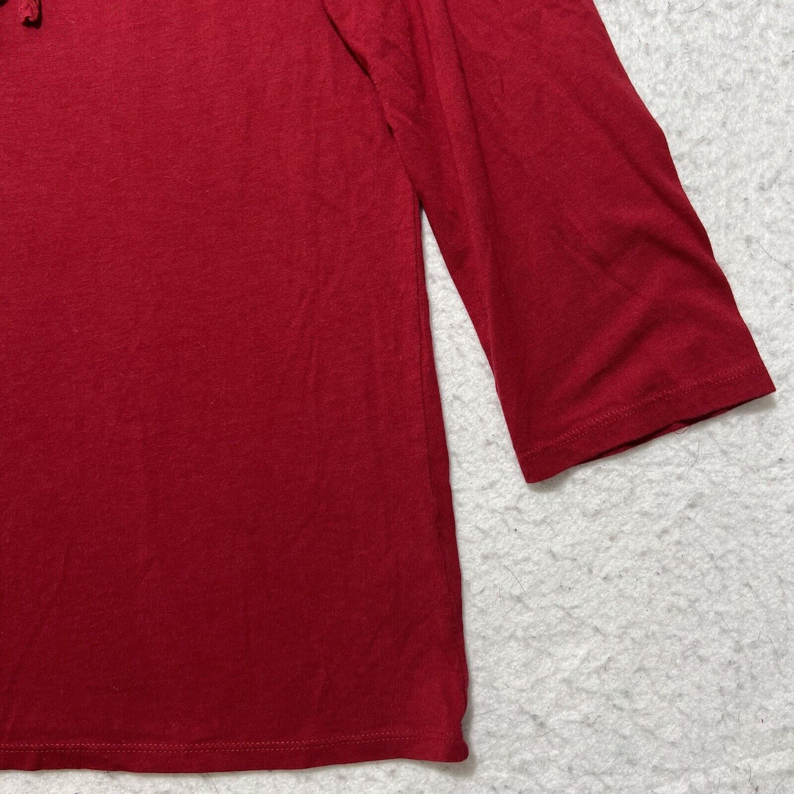 Other Talbots Medium Collared Top Lettuce Trim Button Up Shirt Size M / US 6-8 / IT 42-44 - 5 Thumbnail