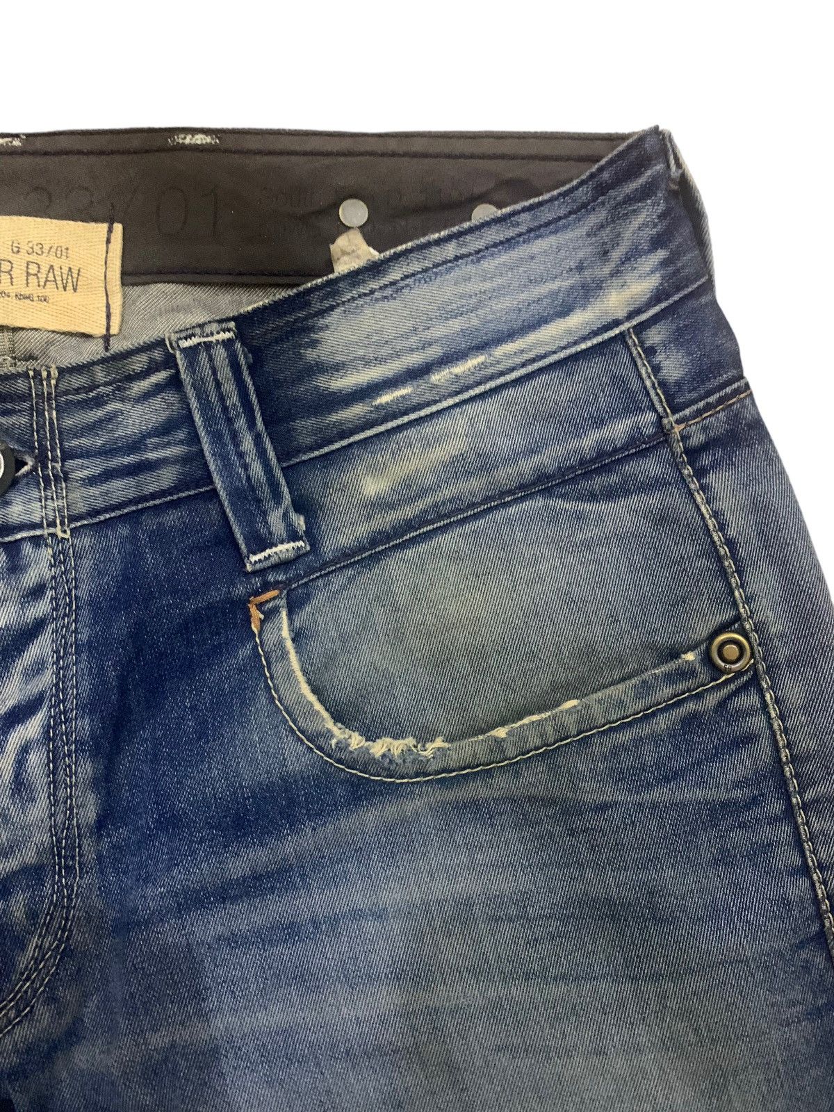 G-Star × If Six Was Nine Vintage G Star Raw ButtonFly Hype Jeans Size US 34 / EU 50 - 8 Thumbnail