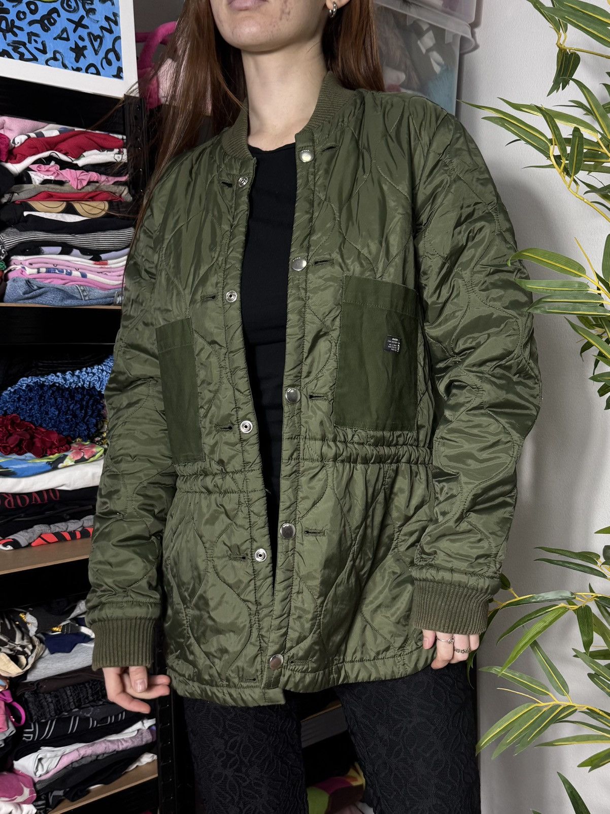 Diesel VINTAGE DIESEL 2000s QUILTED NYLON JACKET Size M / US 6-8 / IT 42-44 - 10 Thumbnail