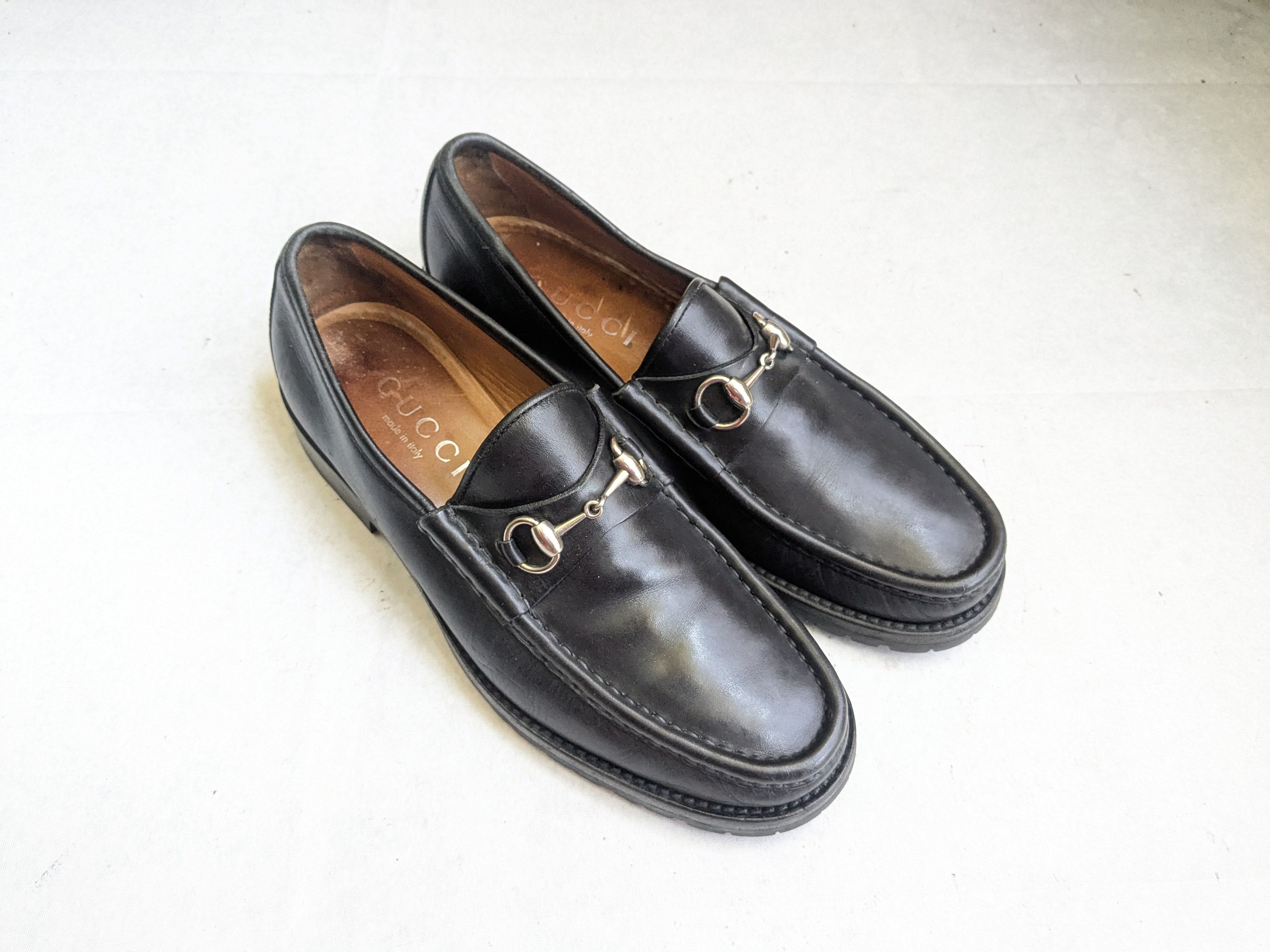 Gucci Gucci Horsebit Loafers Black 10.5 Leather Slip Ons Size US 10.5 / EU 43-44 - 1 Thumbnail