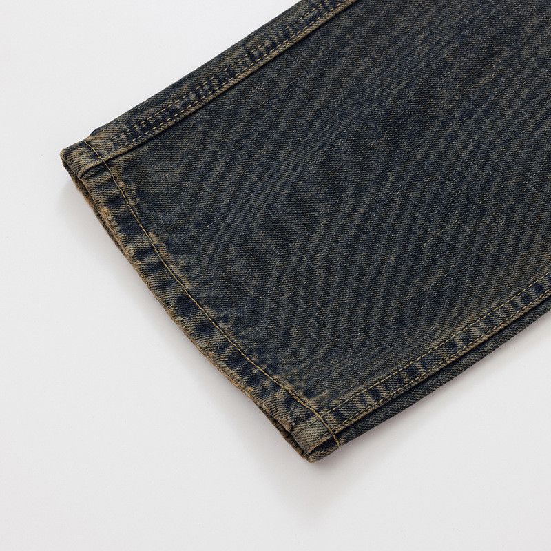 Vintage American-style washed distressed vintage jeans for men Size US 32 / EU 48 - 4 Thumbnail