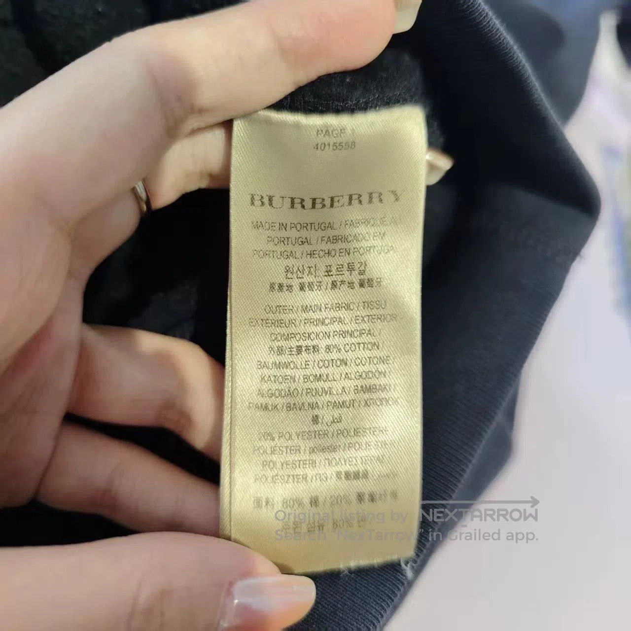 Burberry burberry navy zip-up hoodie, xl size. Size US XL / EU 56 / 4 - 6 Thumbnail