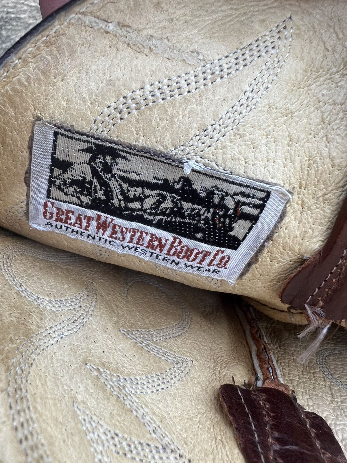 Vintage Great Western Boot Co Leather Cowboy Boots Size US 11 / EU 44 - 8 Thumbnail