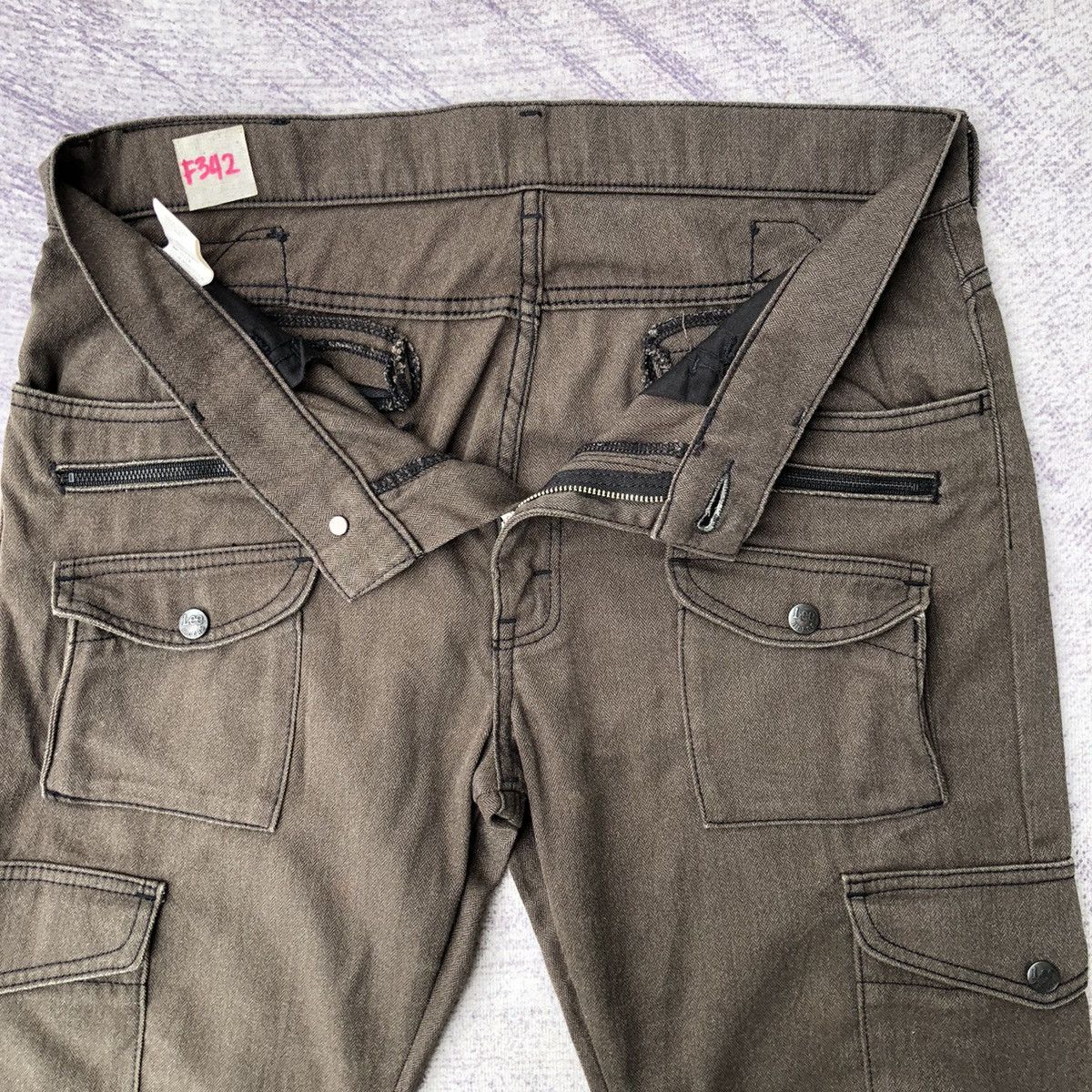 Lee × Seditionaries Vintage Grey Cargo LEE Rider 8 Pocket Size US 34 / EU 50 - 11 Thumbnail