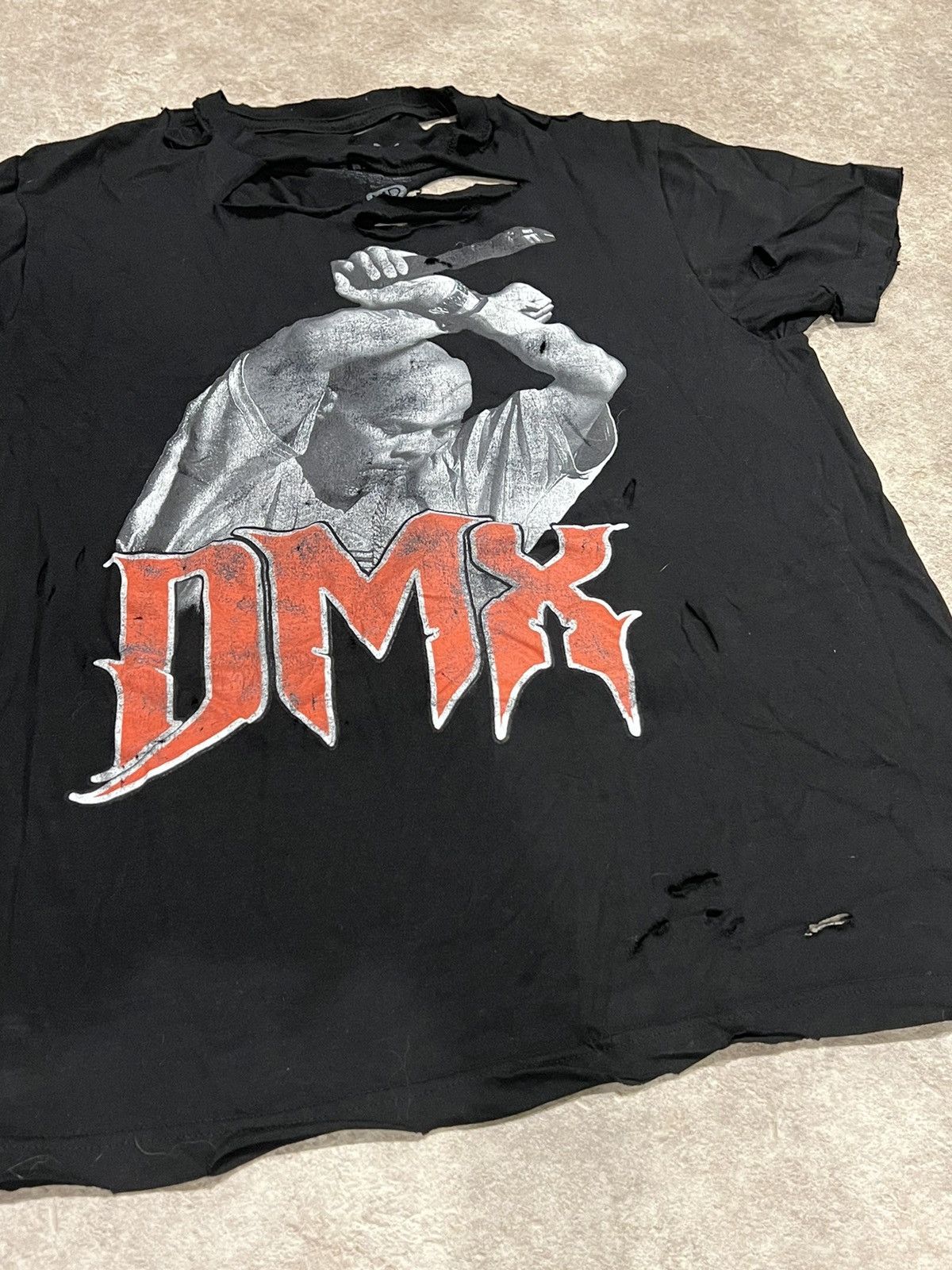 Vintage Thrashed Distressed DMX shirt Size US M / EU 48-50 / 2 - 6 Thumbnail