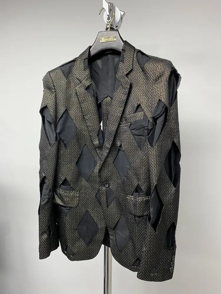 Comme des Garcons Comme Des Garcons Homme Plus Hollow Cut Blazer Size US M / EU 48-50 / 2 - 1 Thumbnail