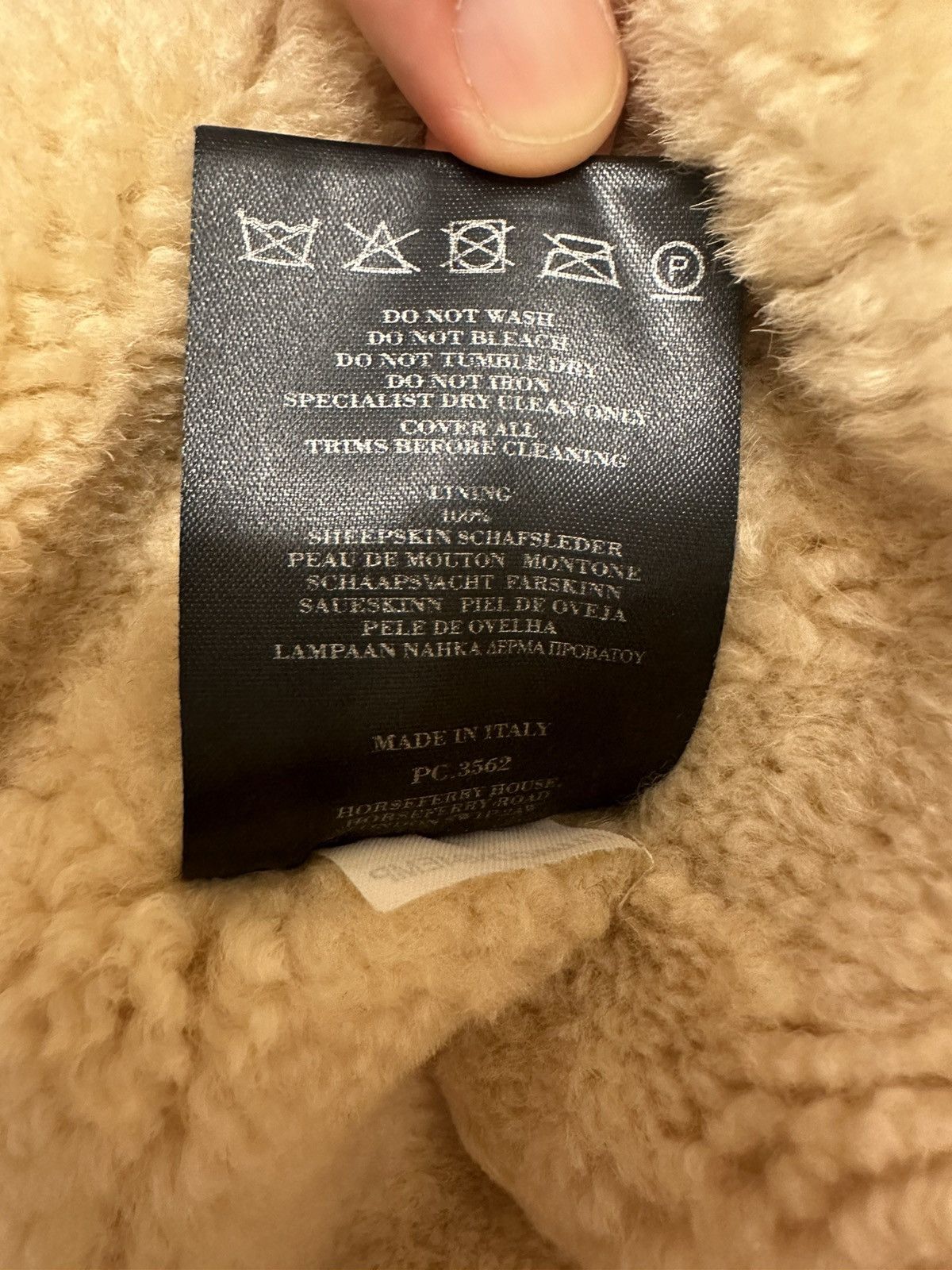 Burberry Prorsum Burberry prorsum FW 2010 double collar shearling jacket Size US L / EU 52-54 / 3 - 20 Thumbnail