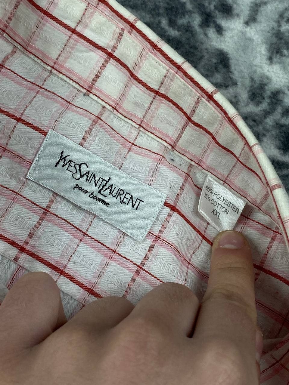 Yves Saint Laurent Yves Saint Laurent YSL Short Sleeve Shirt Buttons Size US XXL / EU 58 / 5 - 5 Thumbnail