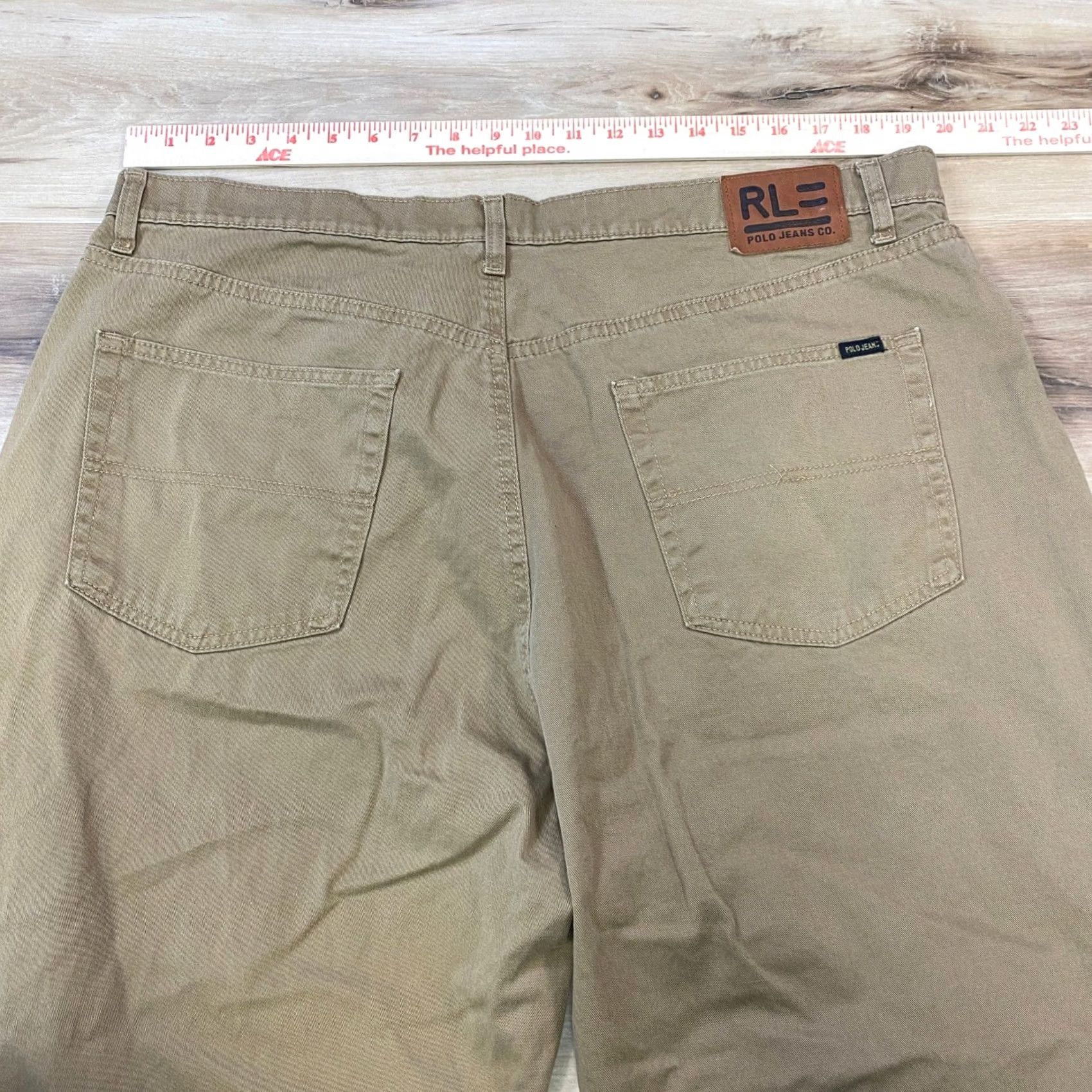 Ralph Lauren Polo Jeans Ralph Lauren Pants Mens 40 Heritage Cotton Straight Leg Tan Khaki Size US L / EU 52-54 / 3 - 7 Thumbnail