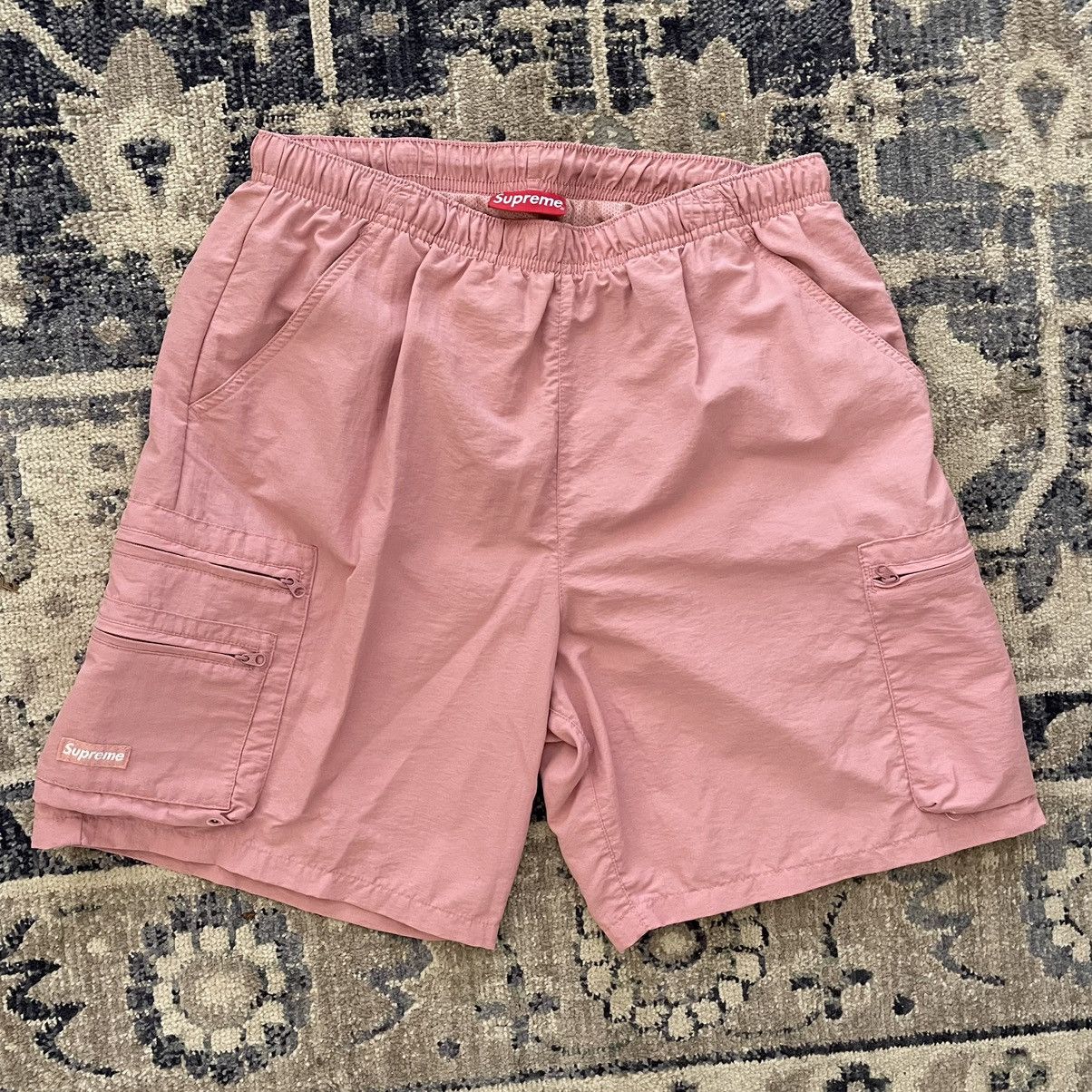 Pink supreme shorts hot sale