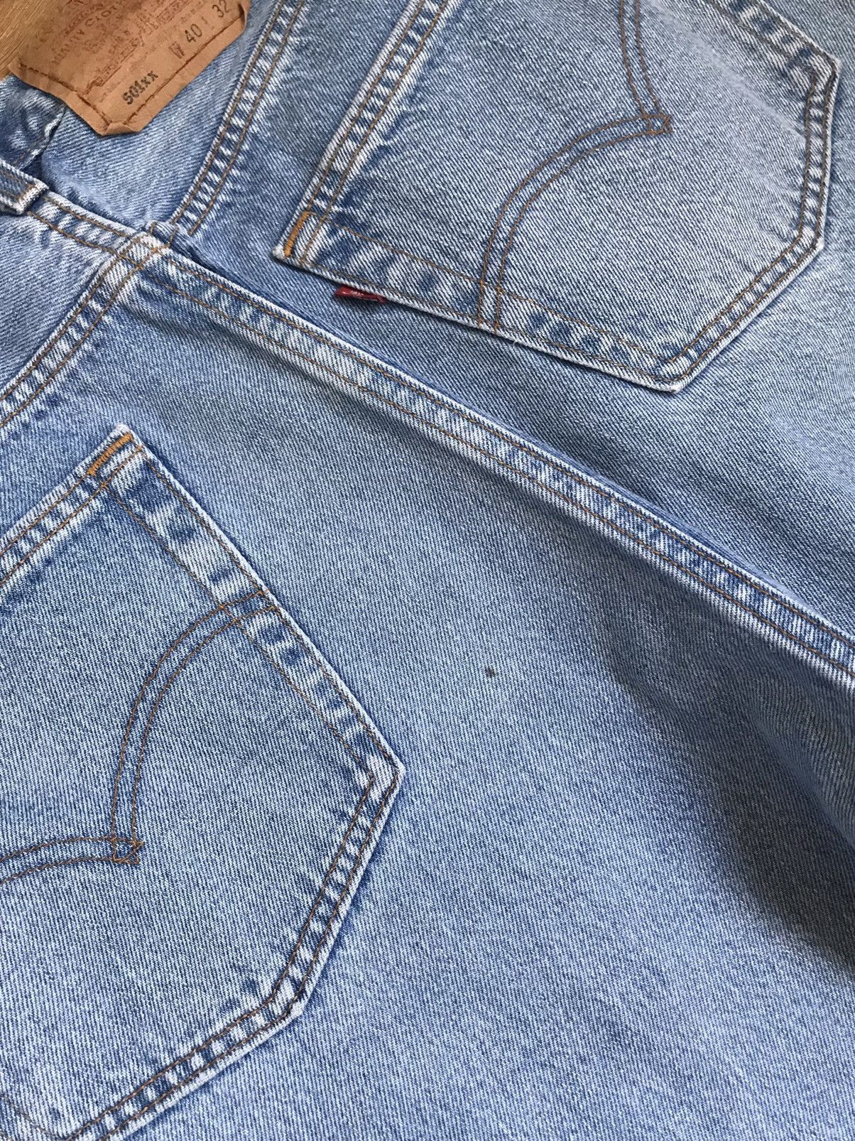 Levi's Vintage 80s Levi’s Denim Pants USA Sz 40x32 Blue Size US 40 / EU 56 - 5 Thumbnail
