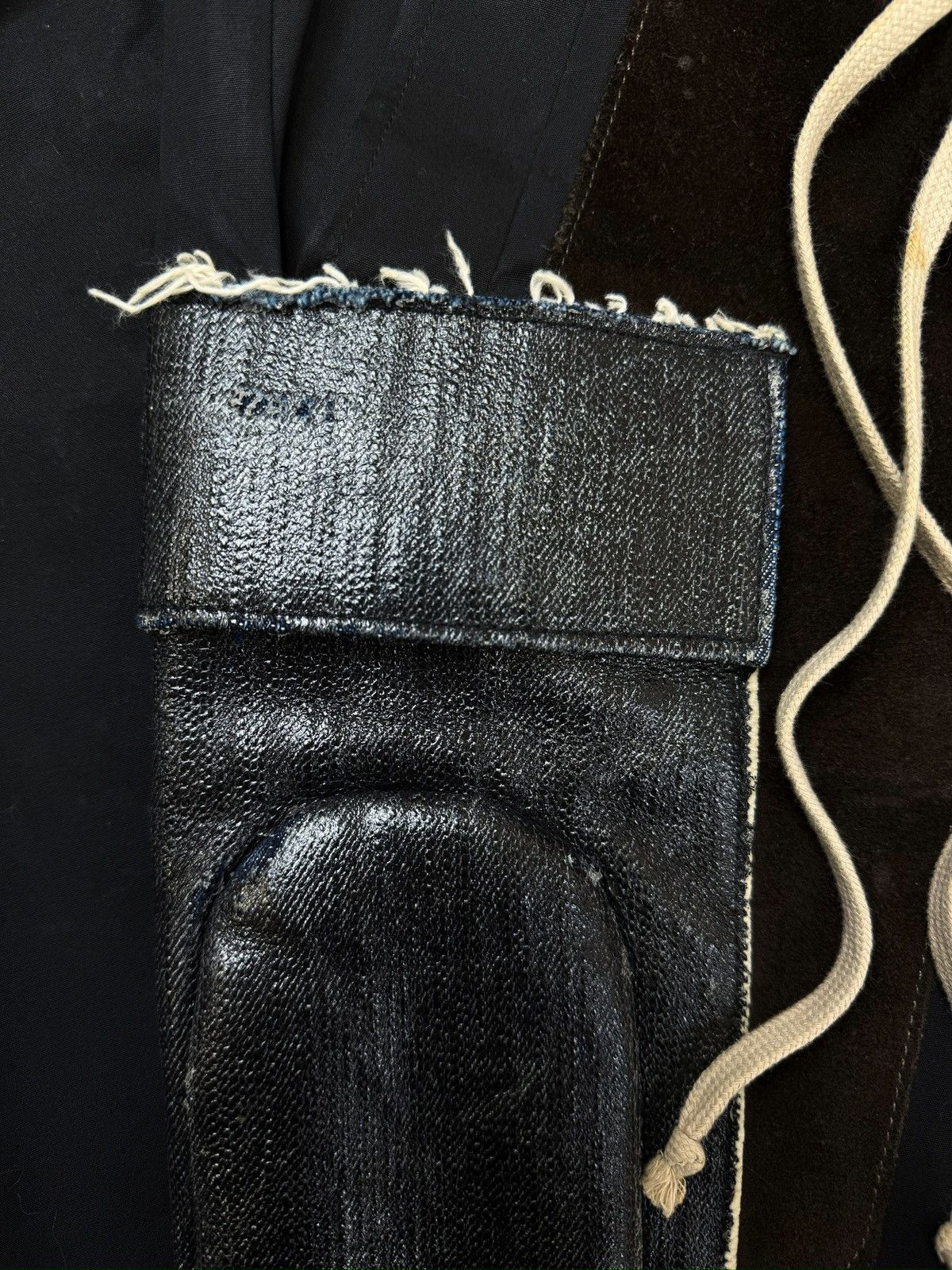 Rick Owens Rick Owens Larry Suede Patch Cargo Joggers Size US 34 / EU 50 - 2 Thumbnail