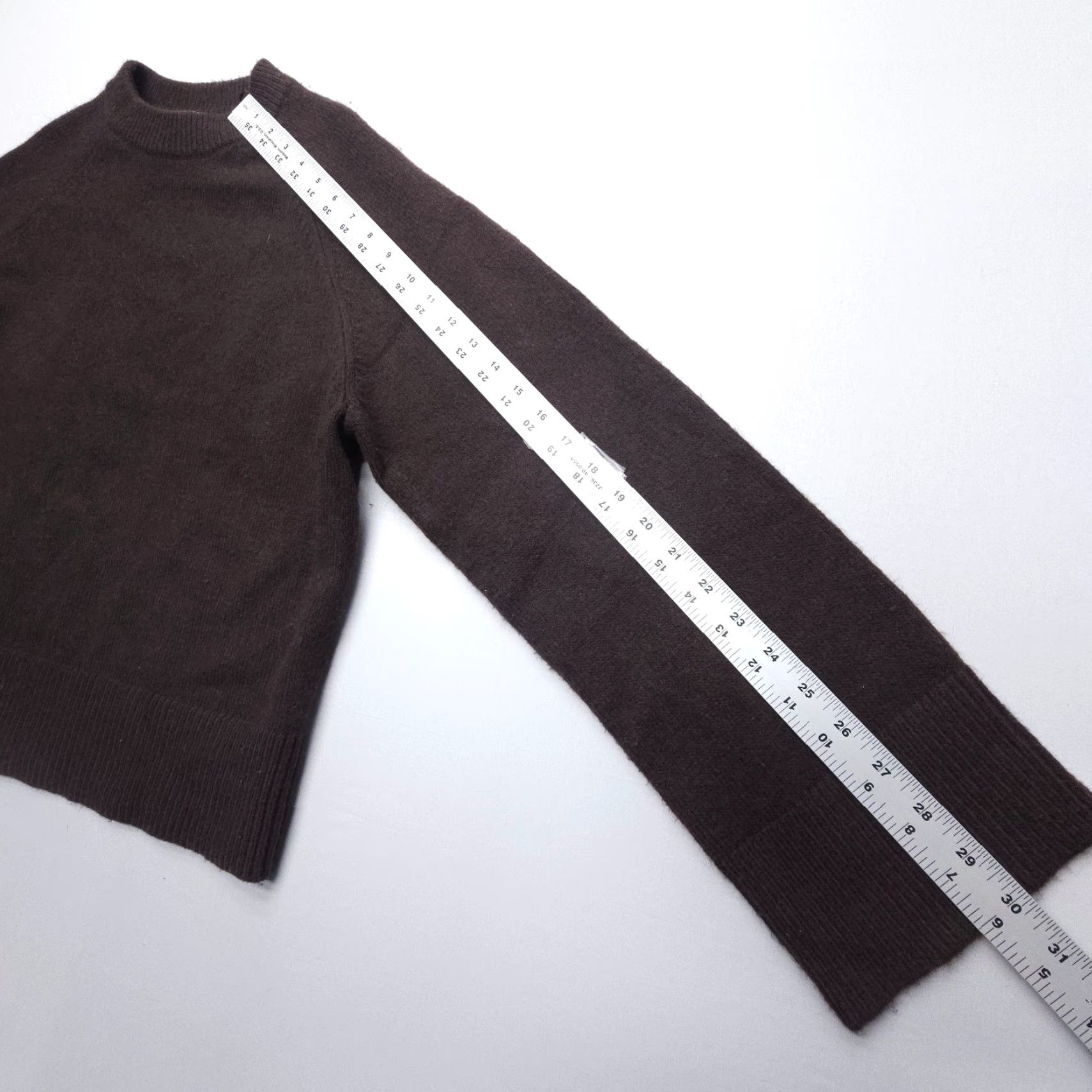 H&M H&M Pullover Sweater Womens M Brown Boxy Oversized Loose Sleeves Slouchy Casual Solid Knit Pullover City Size M / US 6-8 / IT 42-44 - 7 Thumbnail