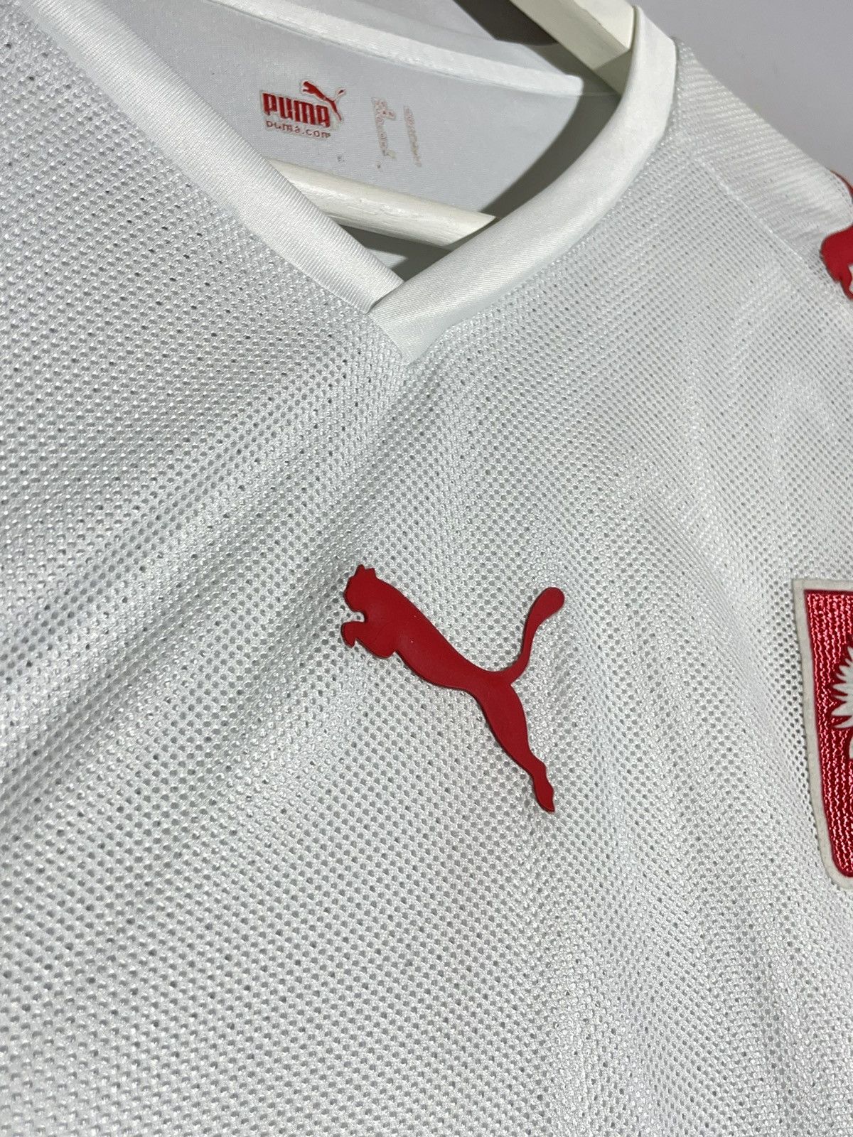 Puma National Team Poland Puma 2007 Home Football Shirt Size US L / EU 52-54 / 3 - 6 Thumbnail
