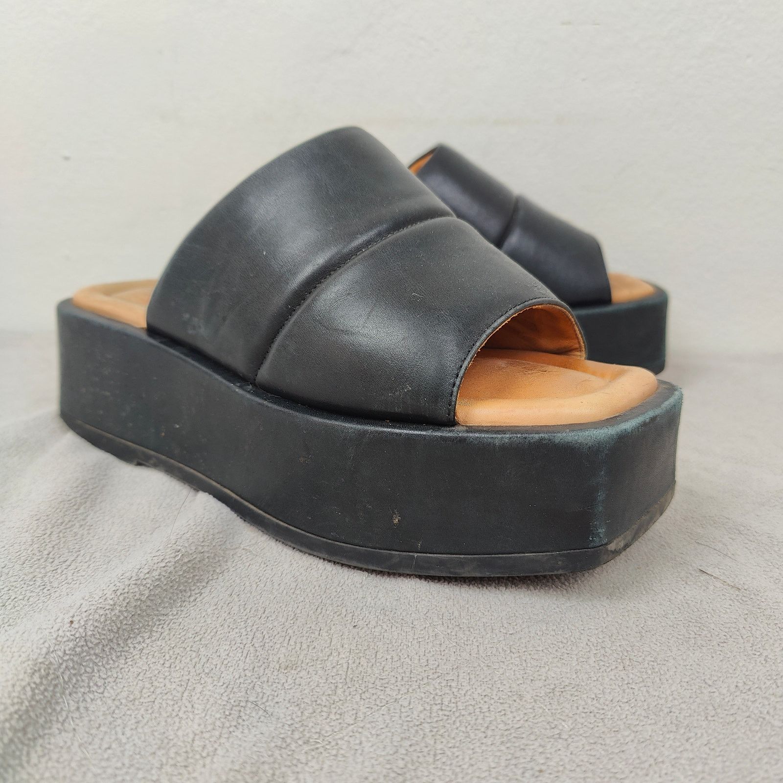 Vagabond Vagabond Atelier Juno Sandals Womens 39 9 Black Leather Size US 9 / IT 39 - 2 Thumbnail