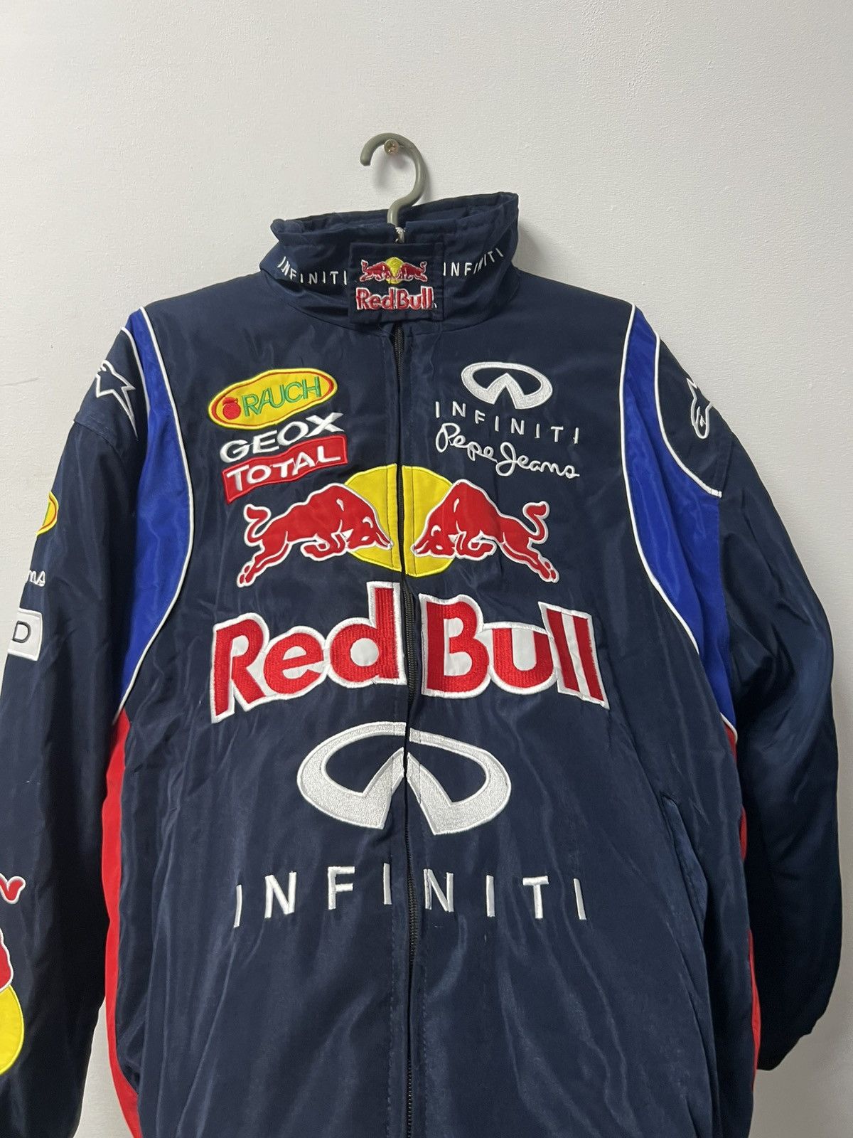 Formula 1 Vintage Racing Jacket Red Bull Infinity Pepe Jeans NASCAR Size US L / EU 52-54 / 3 - 2 Thumbnail