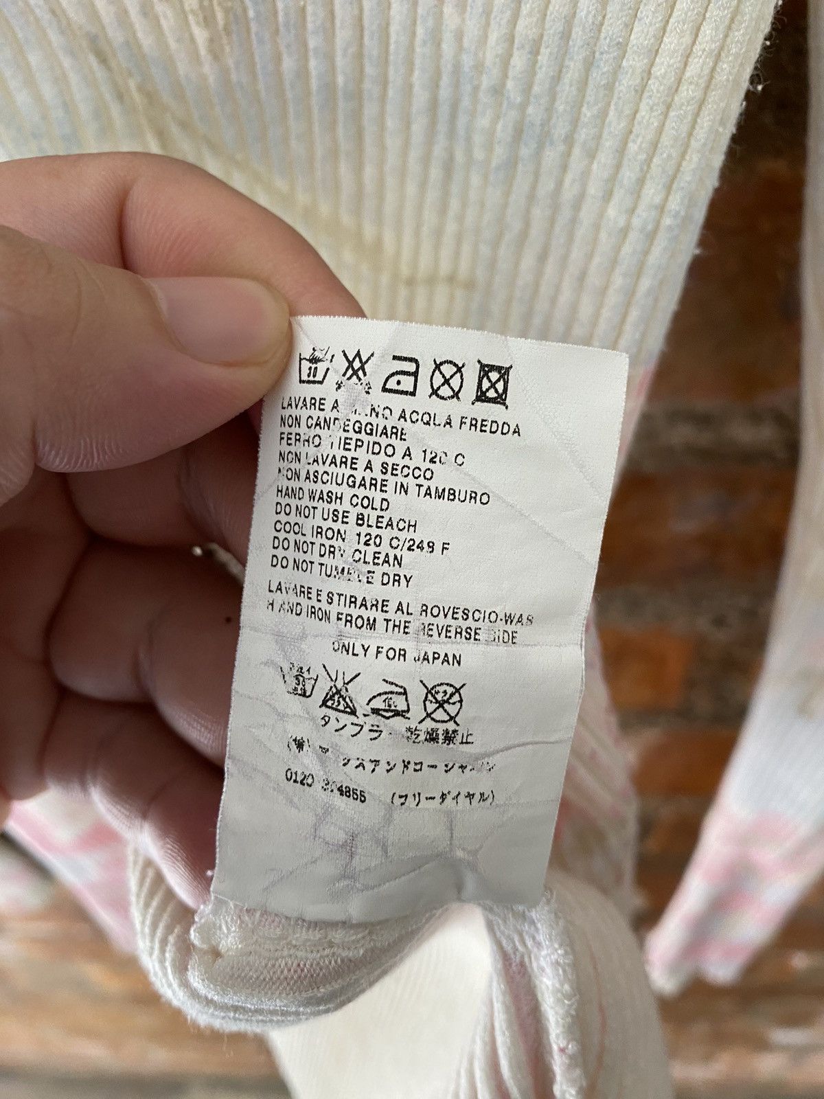Japanese Brand 1990s Lampo Zipper filato knitting yarn Size M / US 6-8 / IT 42-44 - 16 Thumbnail