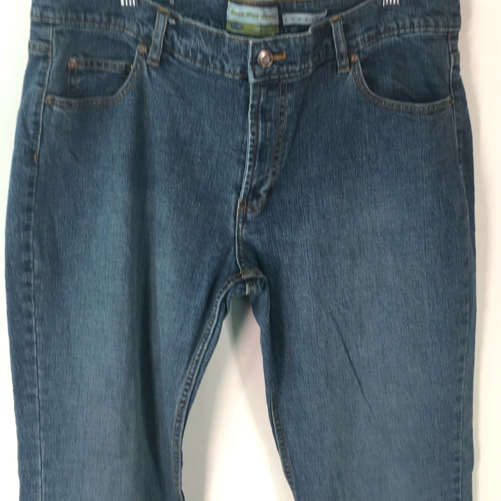 Old Navy Old Navy Womens Stretch Low Waist Mid Rise Casual Blue Denim Jeans Size 16 Short Size 38" / US 16 / IT 52 - 3 Thumbnail