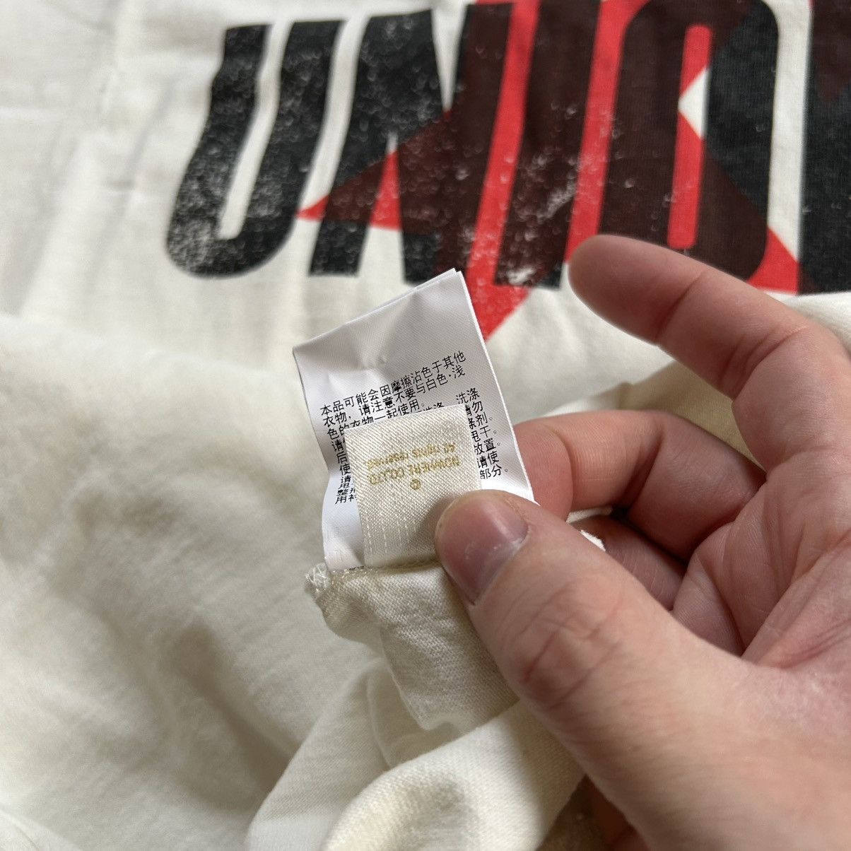 Bape × Union LA A BATHiNG APE x UNiON LOS ANGELES BAPESTA ASNKA TEE CREAM Size US XL / EU 56 / 4 - 20 Thumbnail
