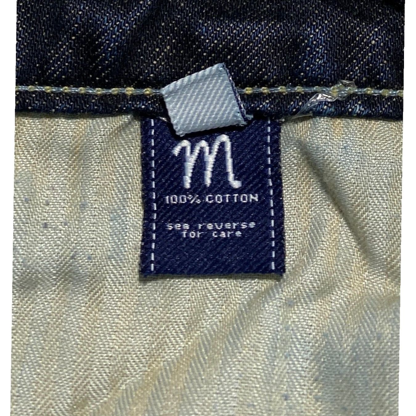 Madison Madison Denim Co Jeans Womens 6 Blue Distressed Patchwork Straight Regular 5-Pocket Denim Cotton Size 28" / US 6 / IT 42 - 6 Thumbnail